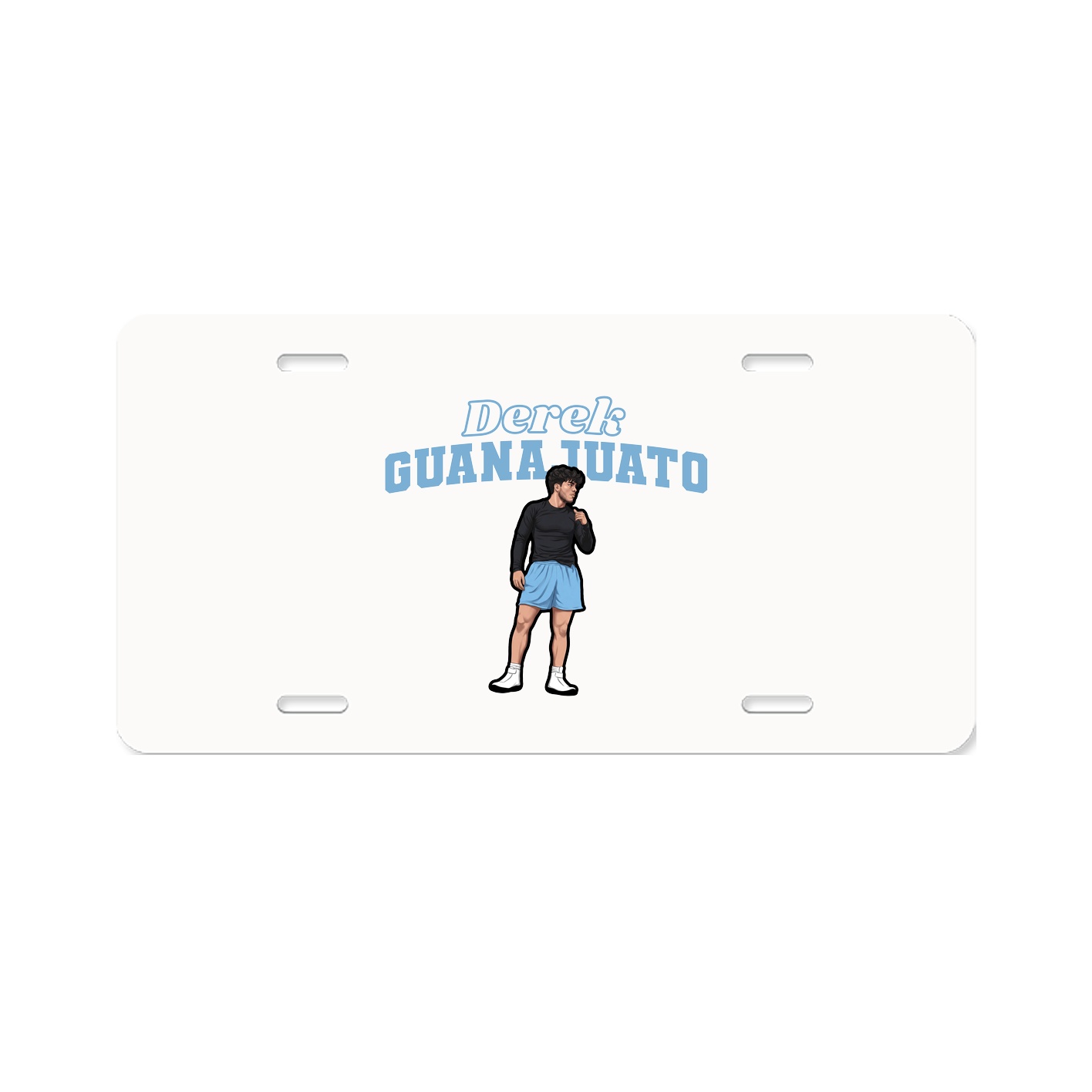 License Plate — Name Arch in Classic