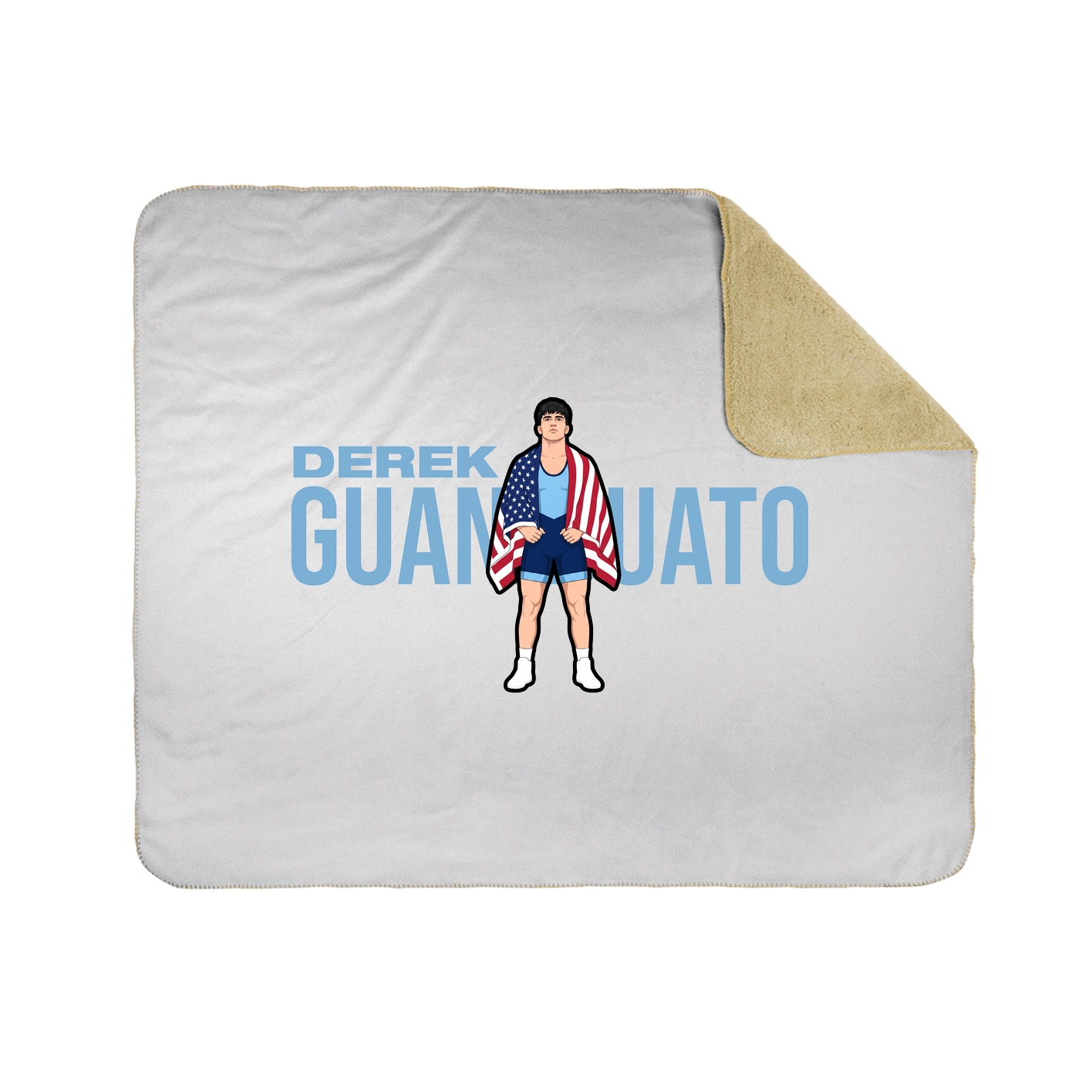 Throw Blanket — Player Name in White