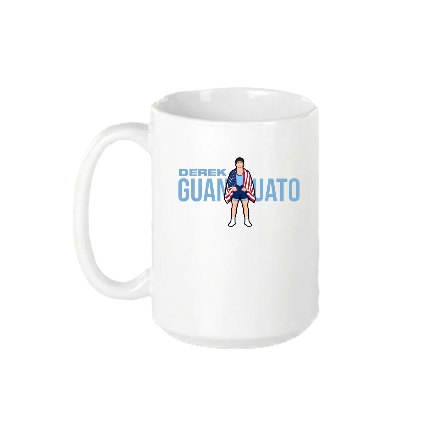 15oz Coffee Mug — Player Name in White