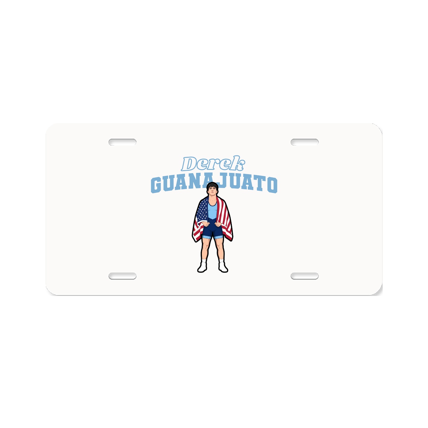 License Plate — Name Arch in Classic