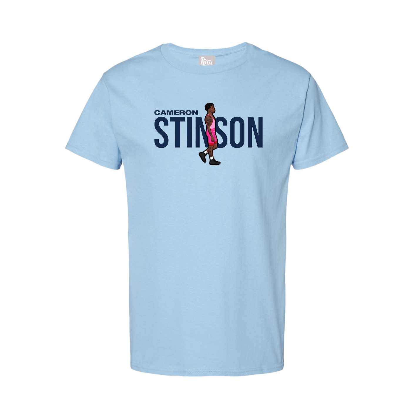 Tee — Player Name in Light Blue