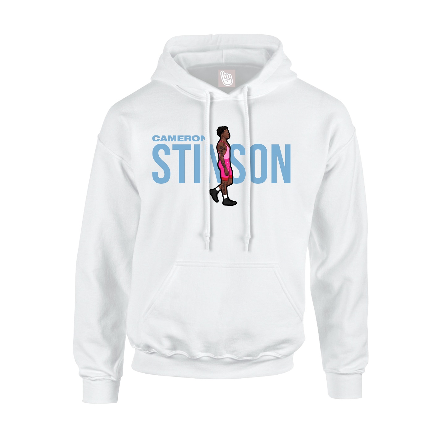 Youth Hoodie — Player Name in White