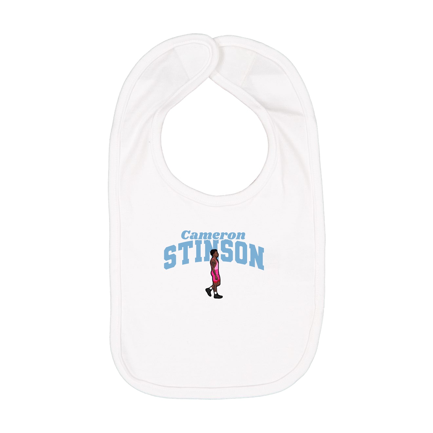 Infant Bib — Signature Arch in White