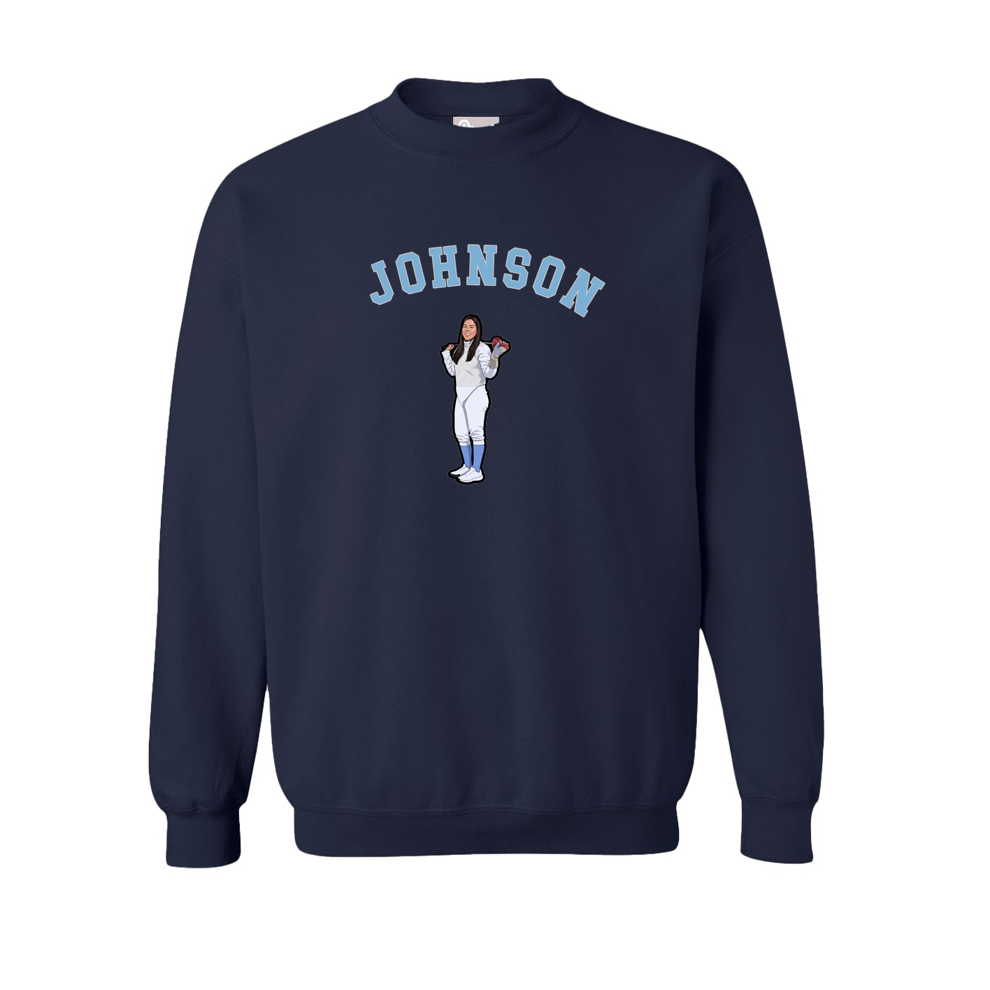 Fleece Crew — Shirsey Arch in Navy