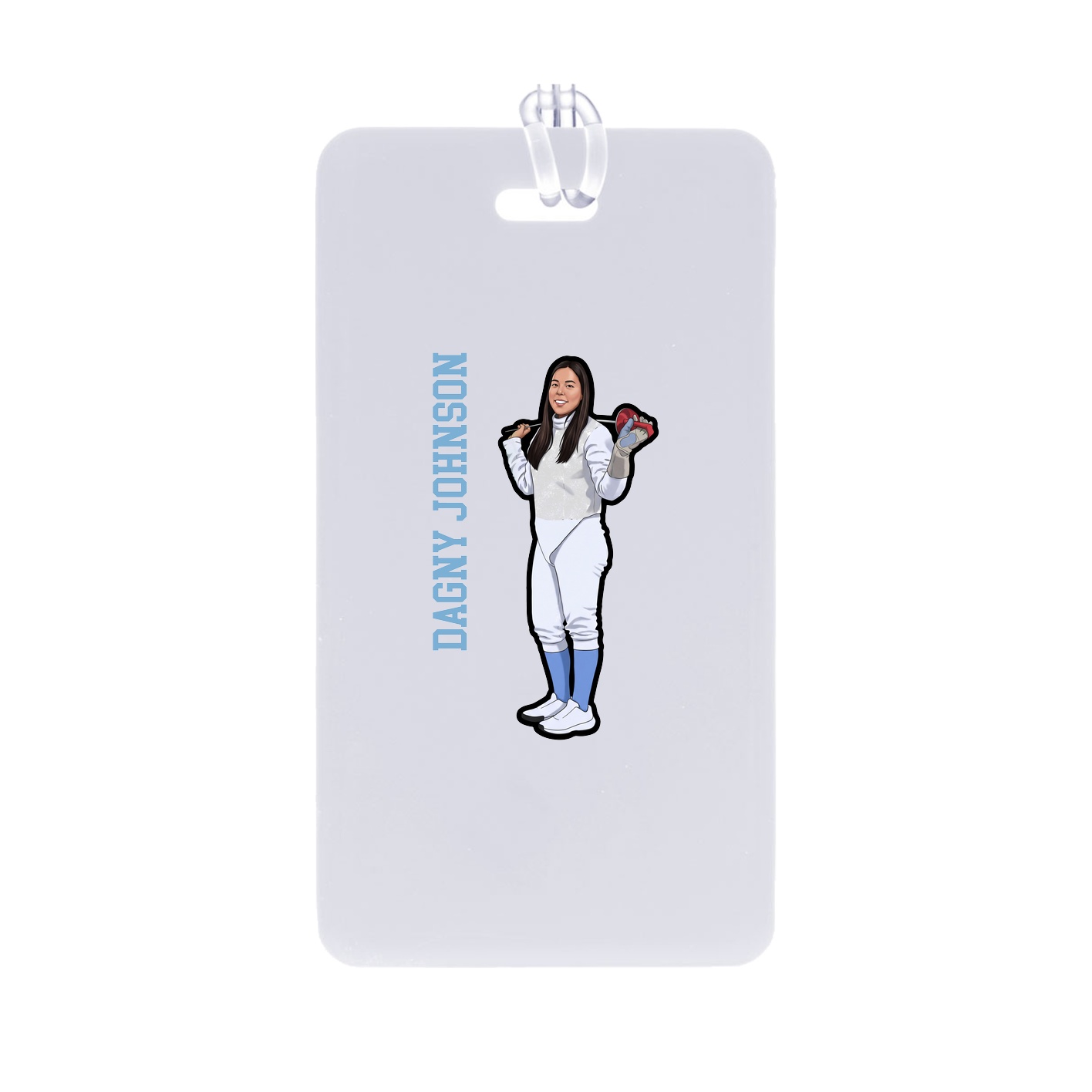 Bag Tag — Name Vertical in Classic
