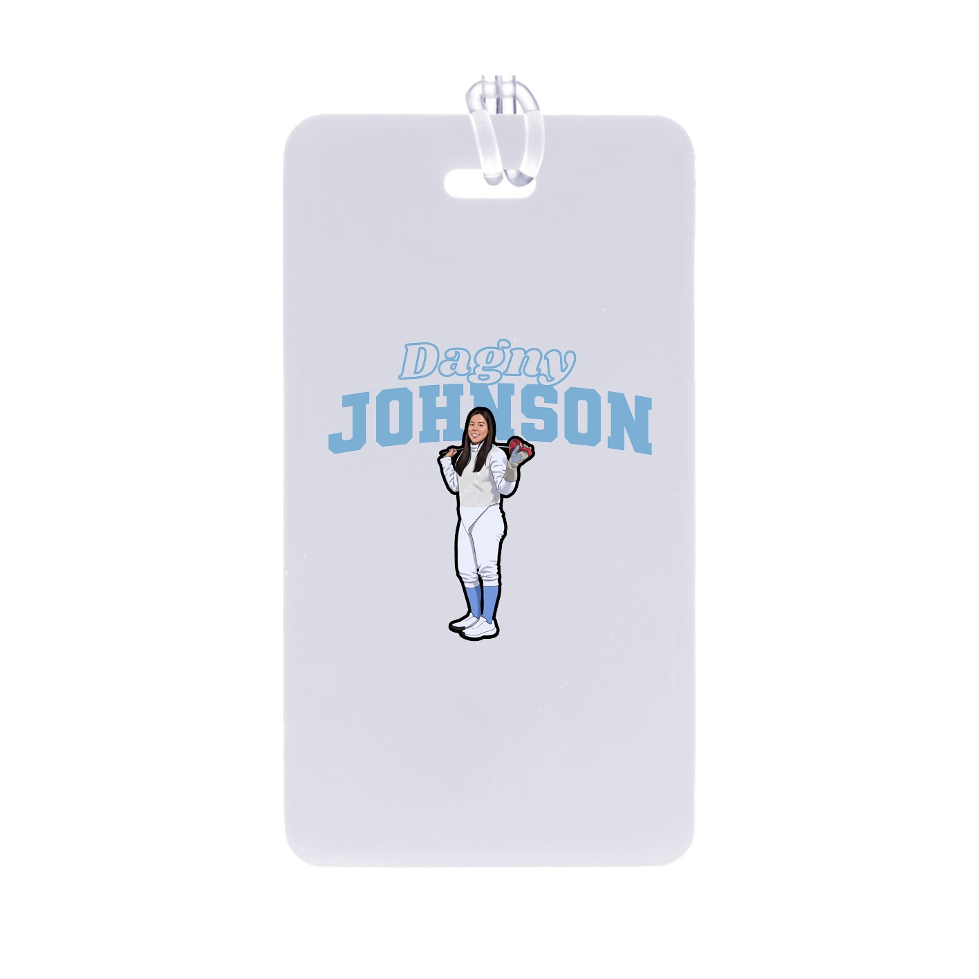 Bag Tag — Name Arch in Classic