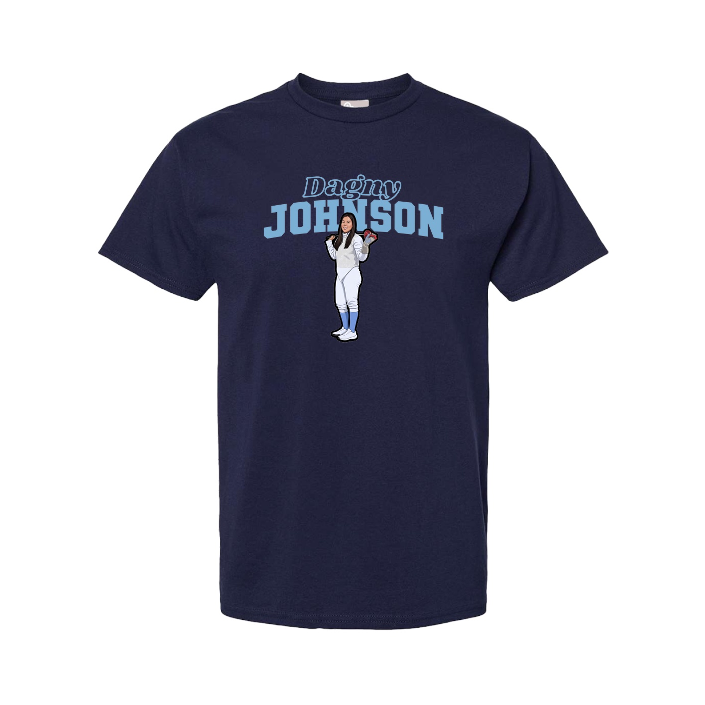 Tee — Name Arch in Navy