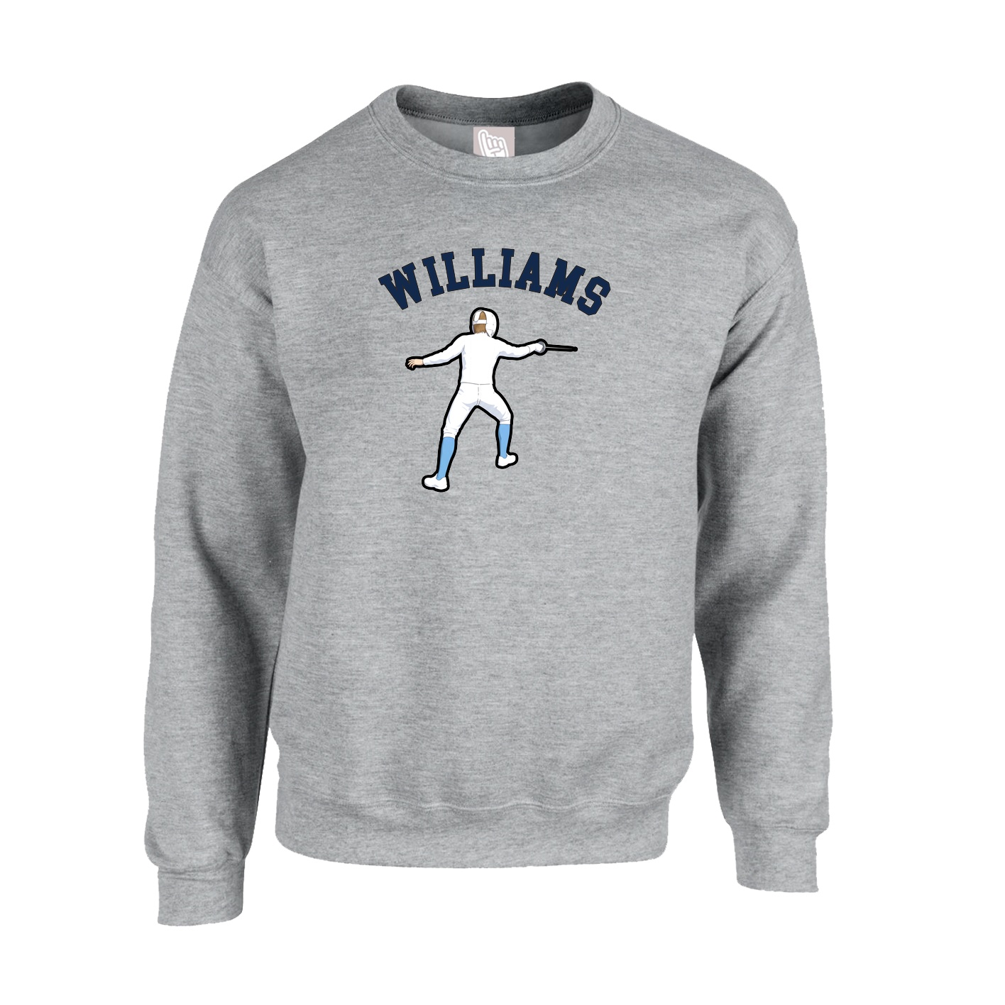 Fleece Crew — Shirsey Arch in Grey