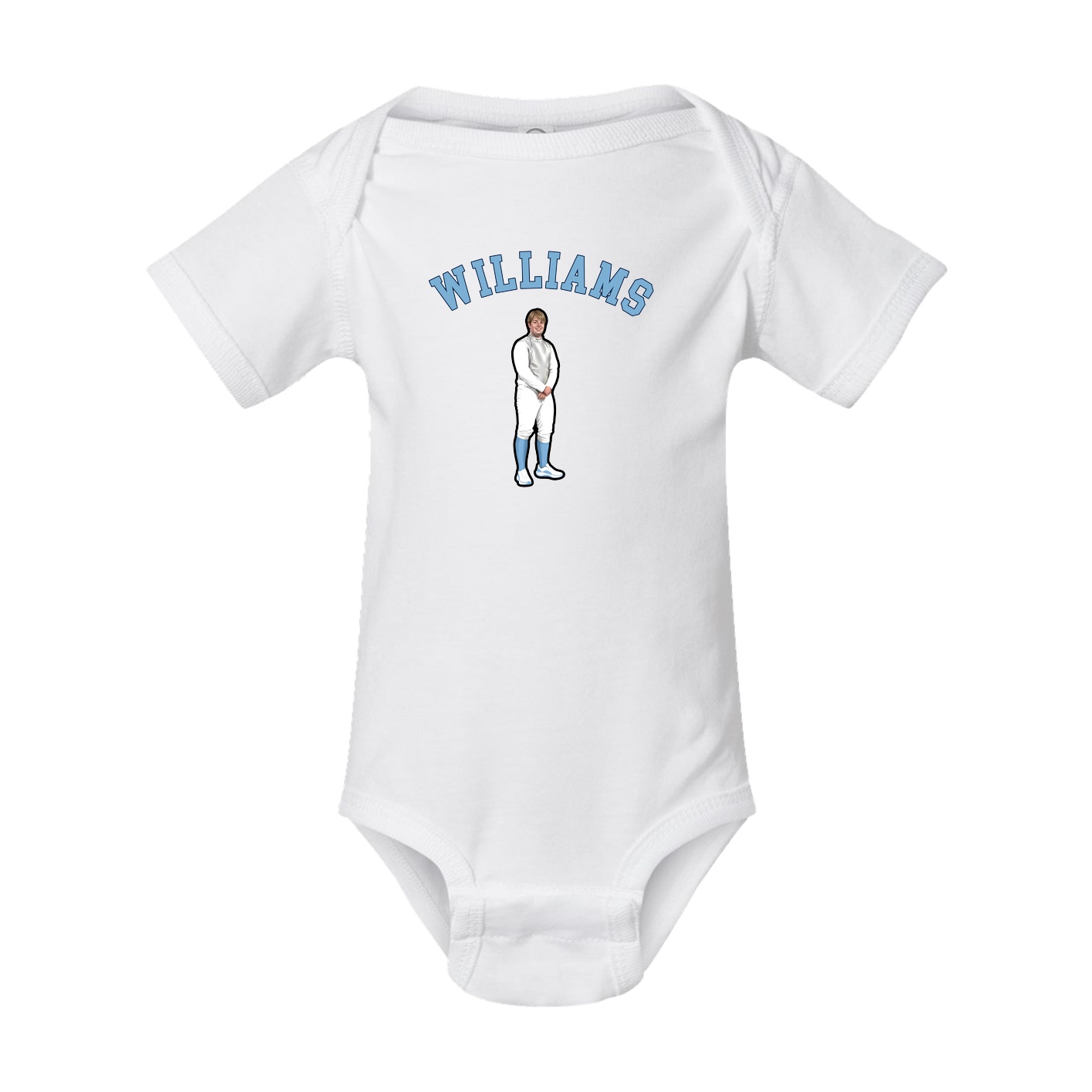 Baby Onesie — Shirsey Arch in White