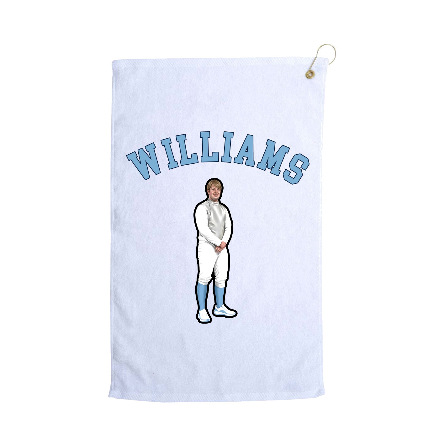Golf Towel — Shirsey Arch in White