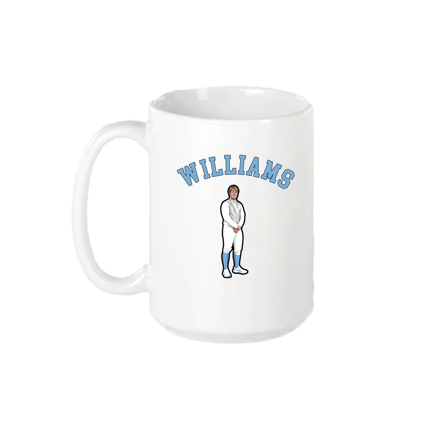 15oz Coffee Mug — Shirsey Arch in White