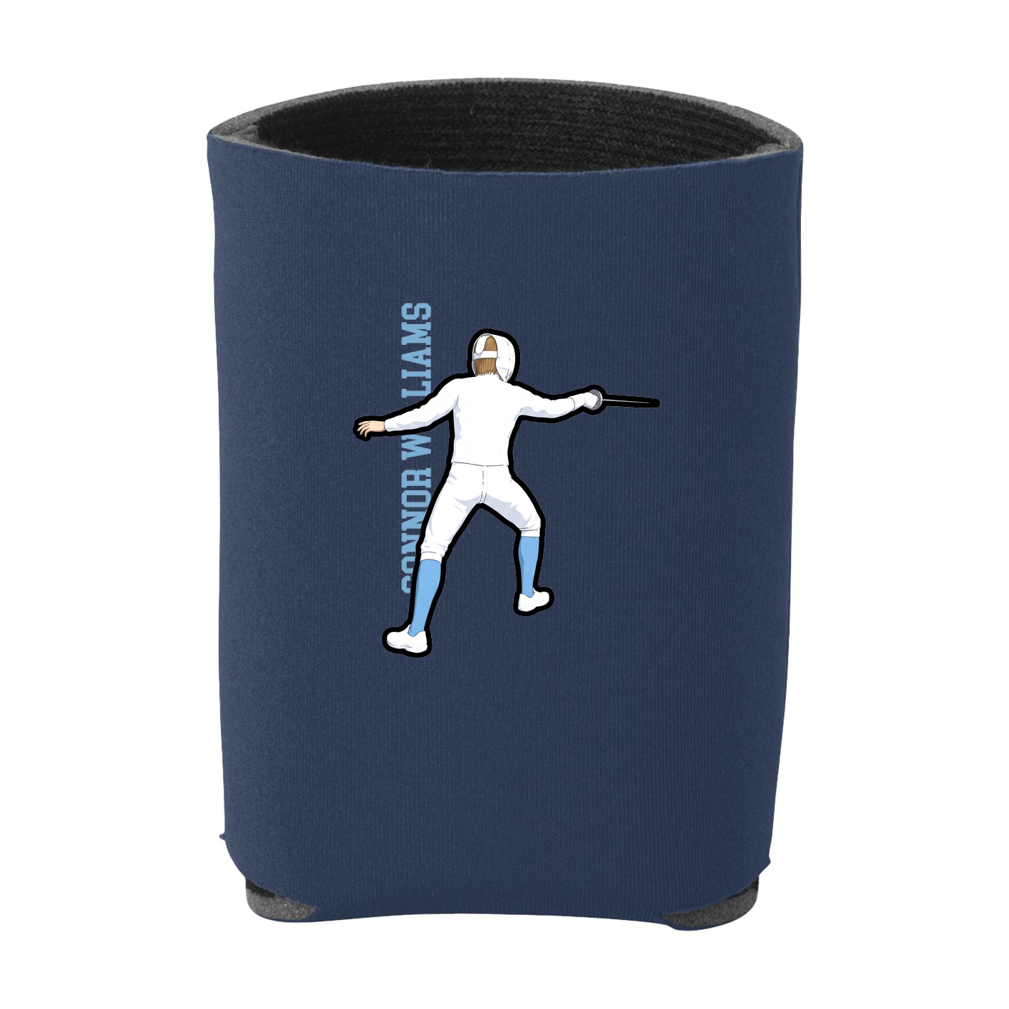 Can Holder — Name Vertical in Navy