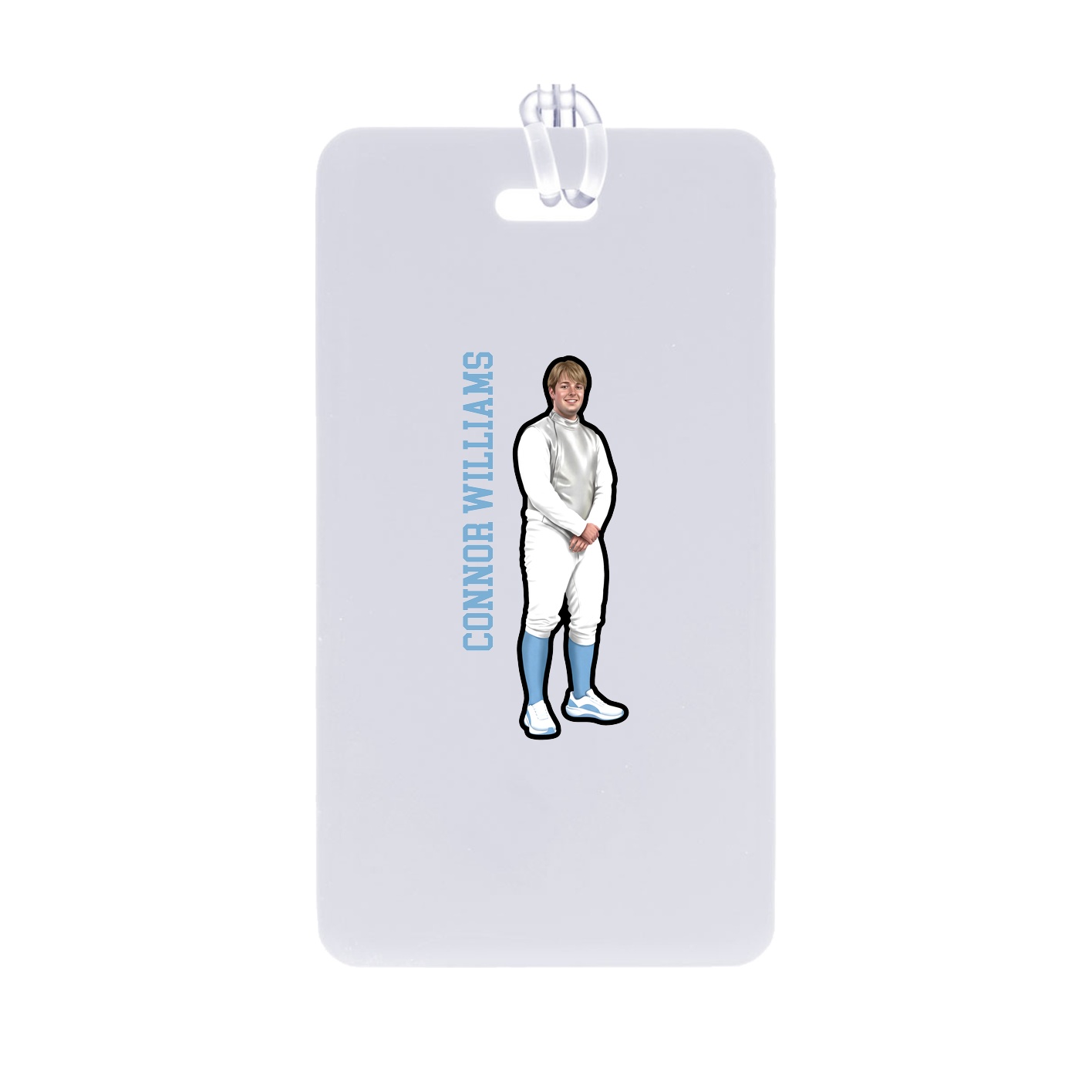 Bag Tag — Name Vertical in Classic