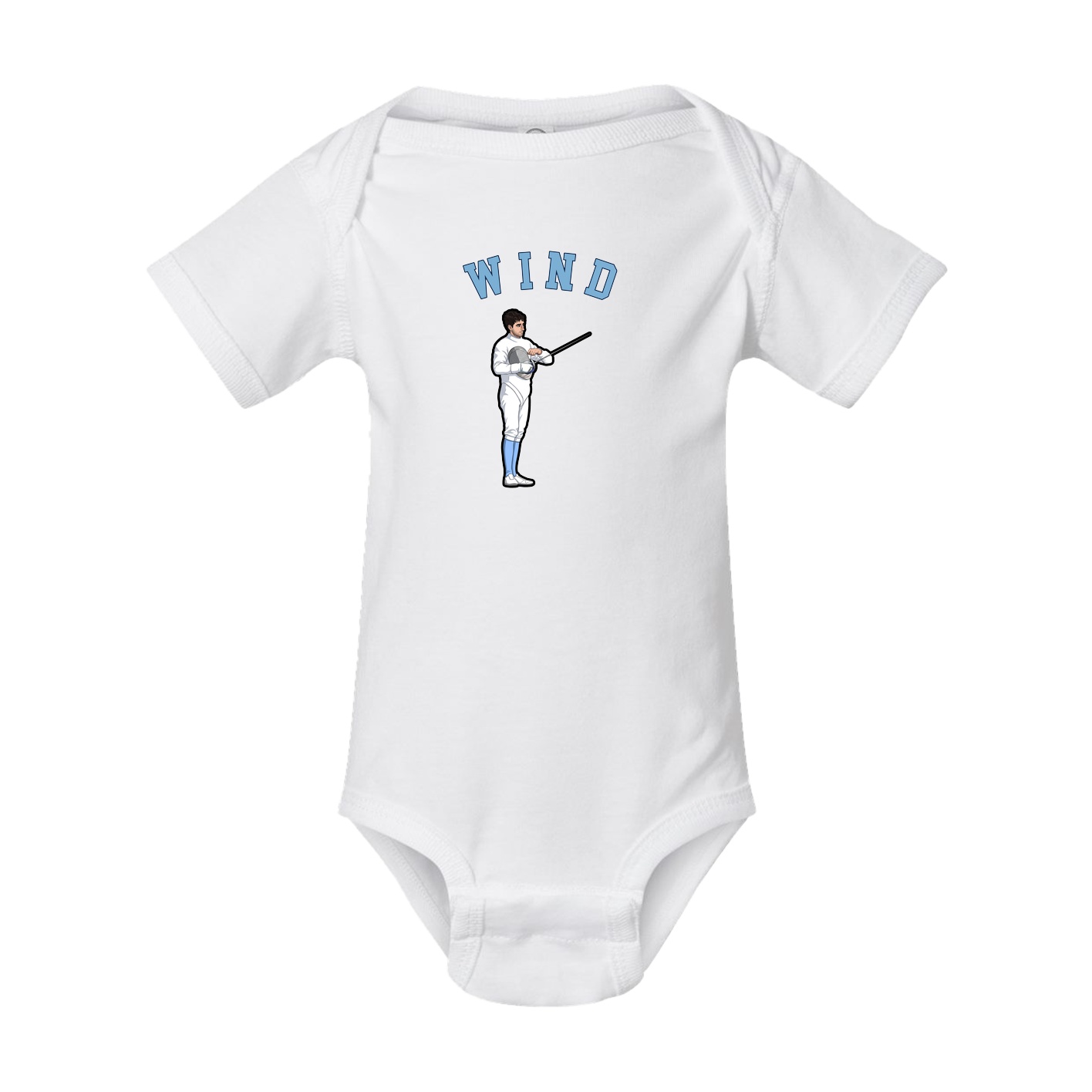 Baby Onesie — Shirsey Arch in White