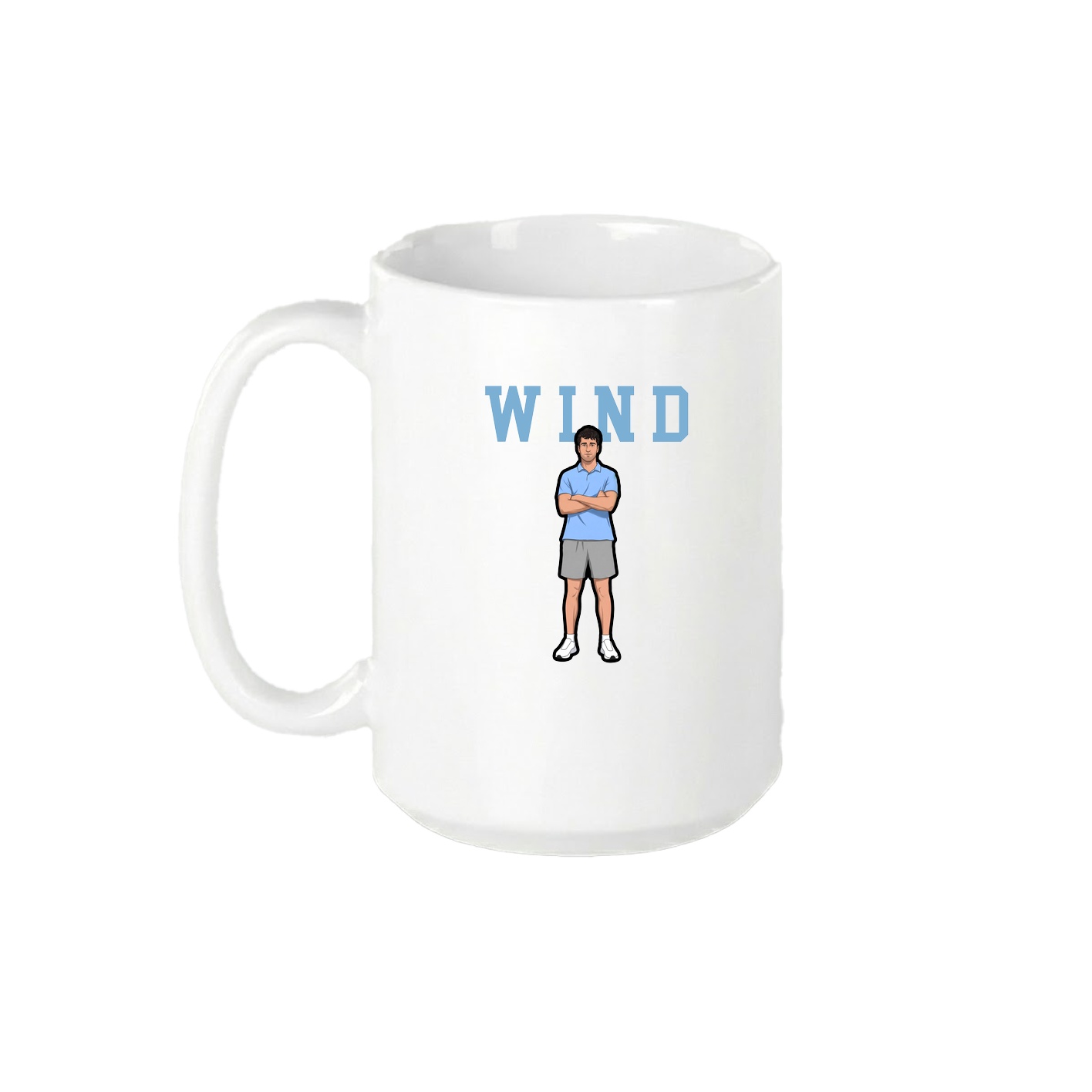 15oz Coffee Mug — Shirsey in White