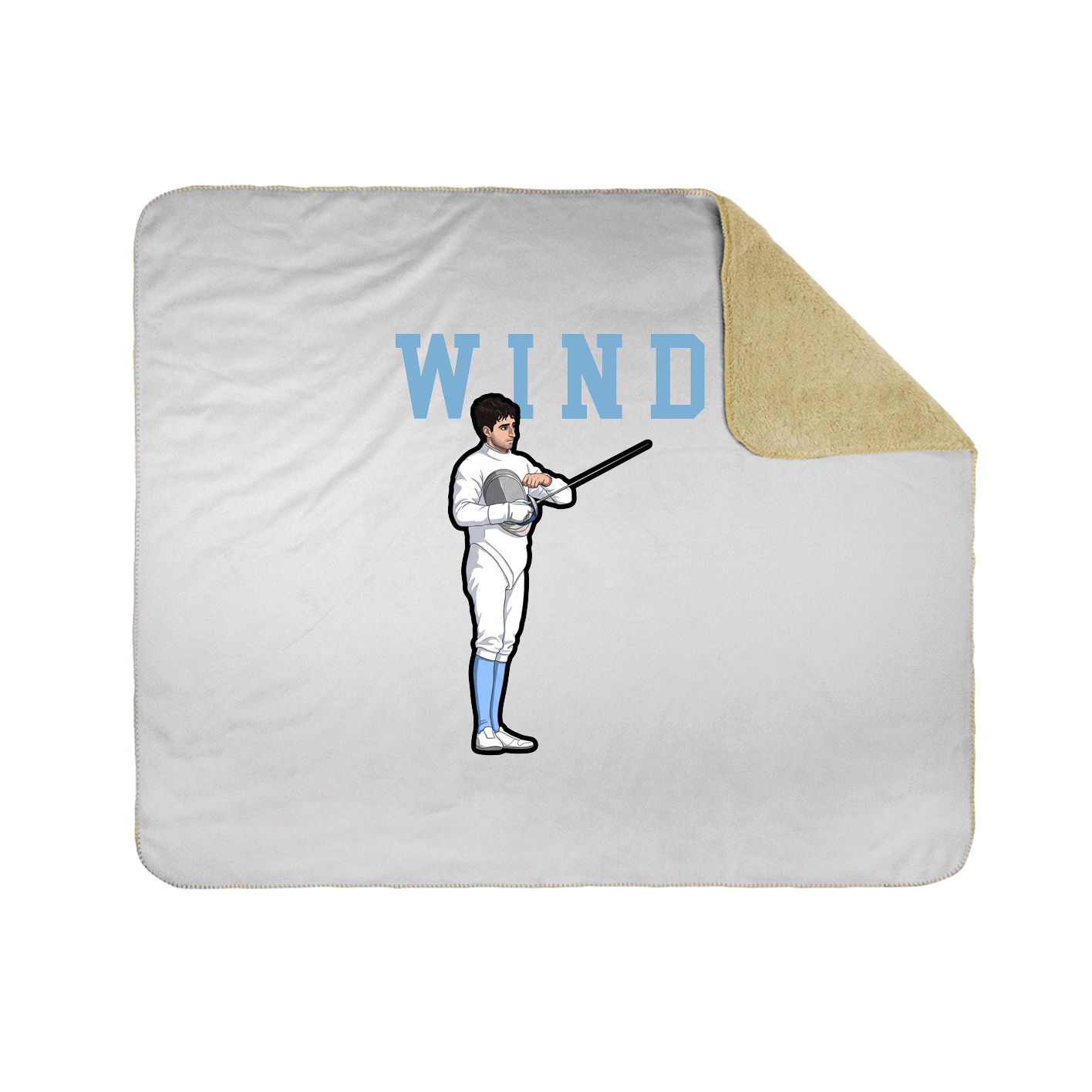 Throw Blanket — Shirsey in White