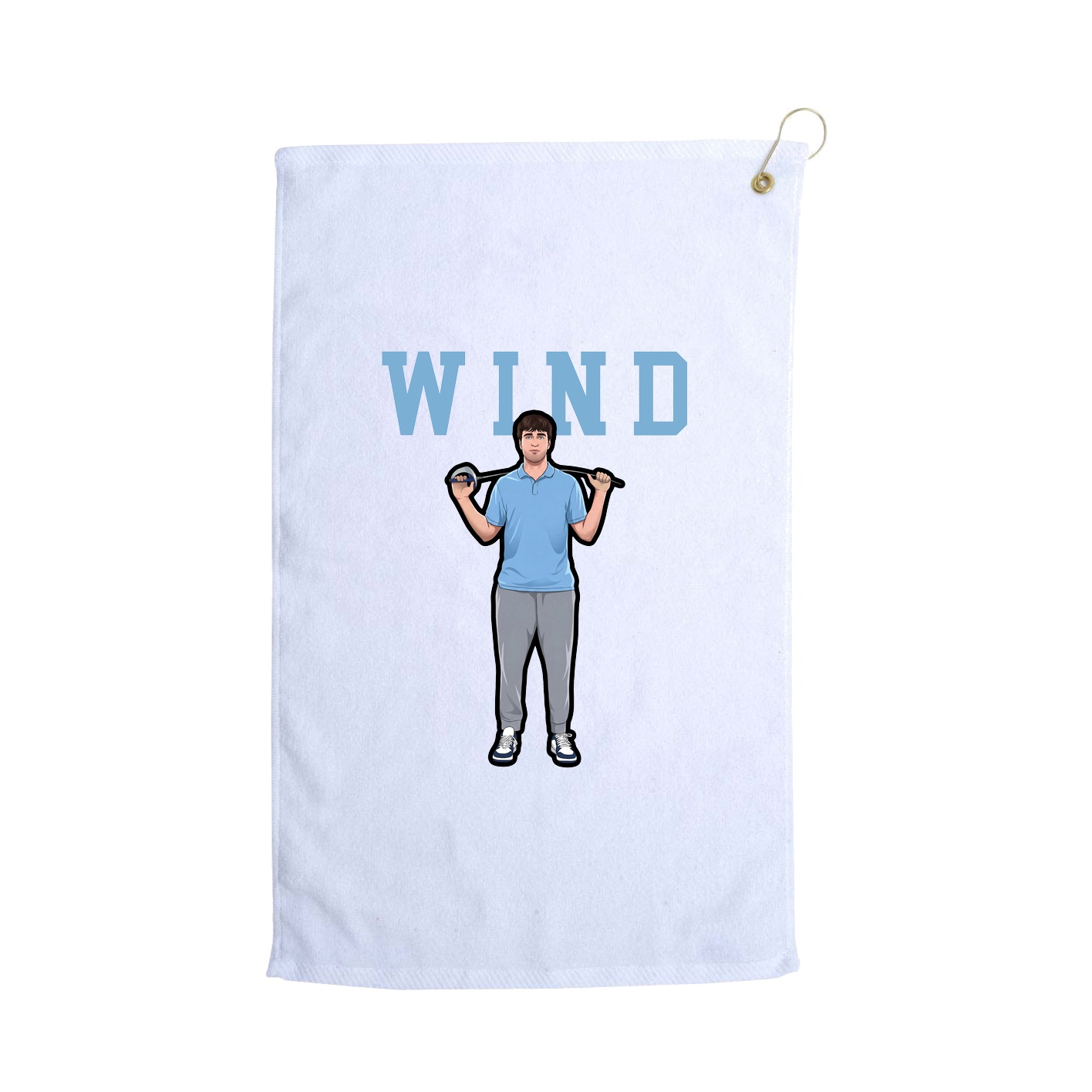Golf Towel — Shirsey in White