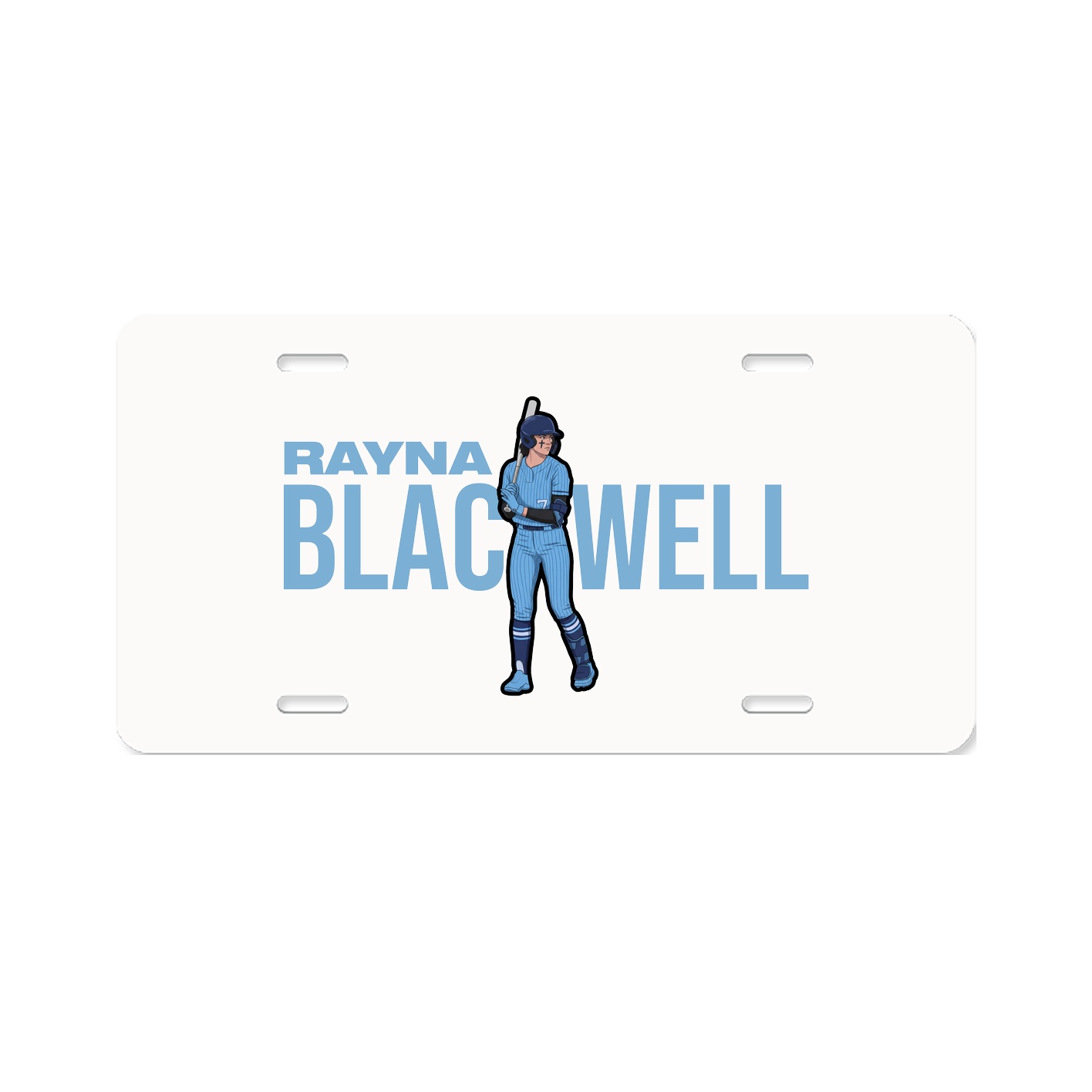 License Plate — Player Name in Classic