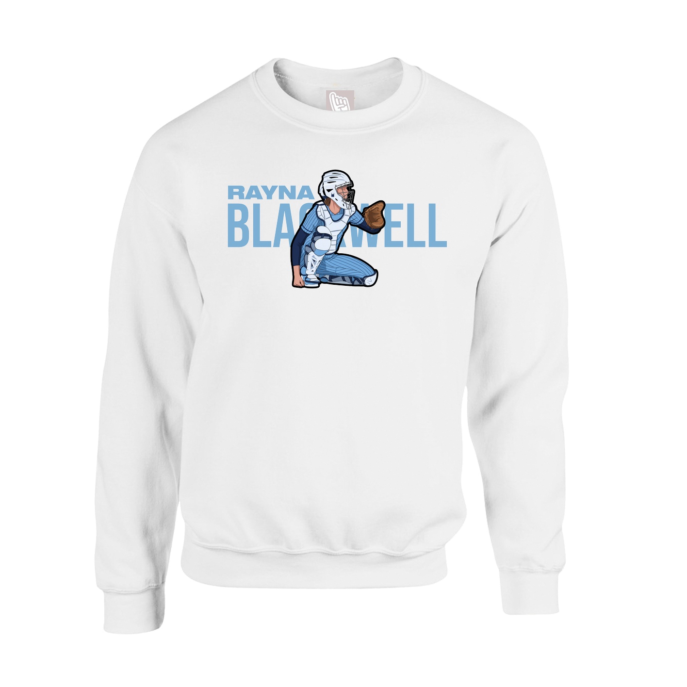 Fleece Crew — Player Name in White