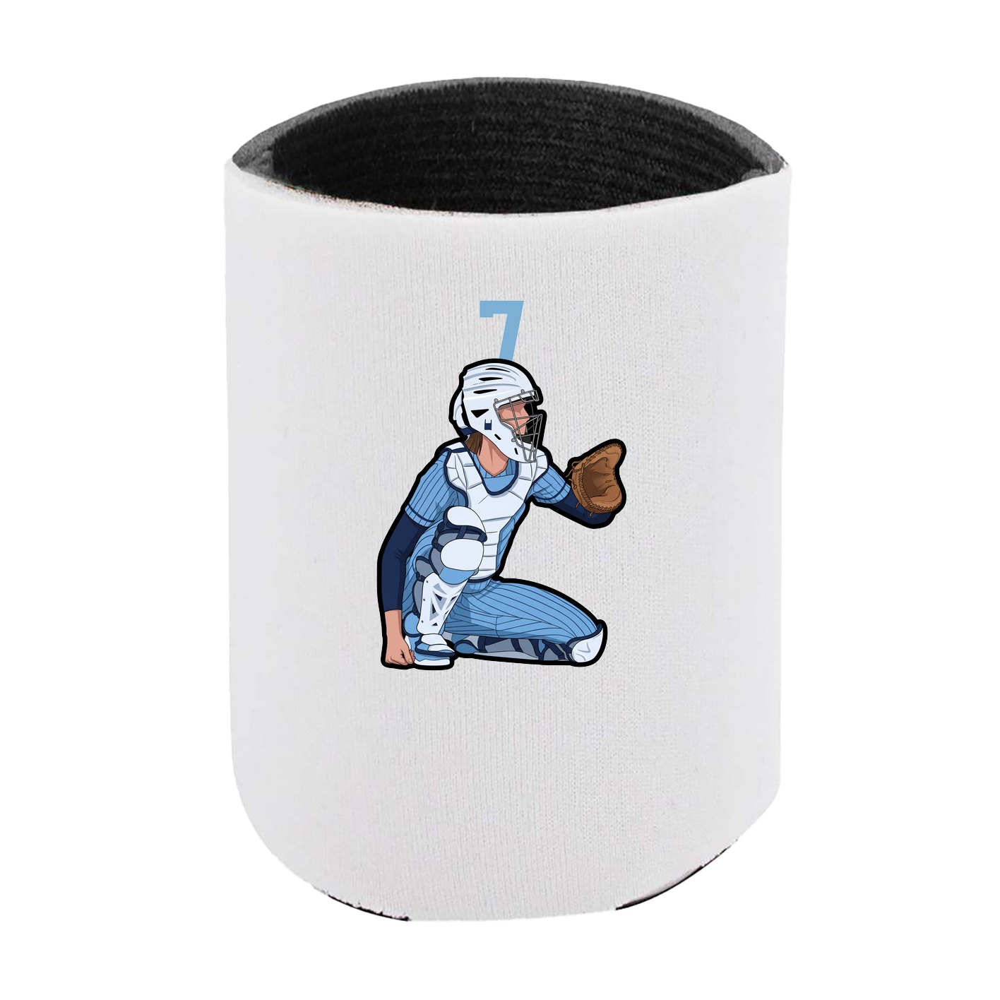 Can Holder — Number Top in White