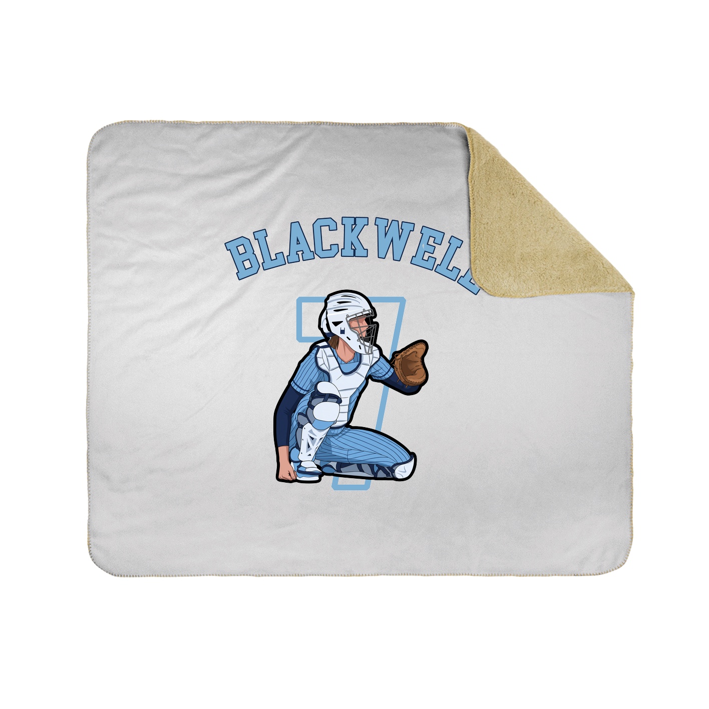 Throw Blanket — Shirsey Arch in White