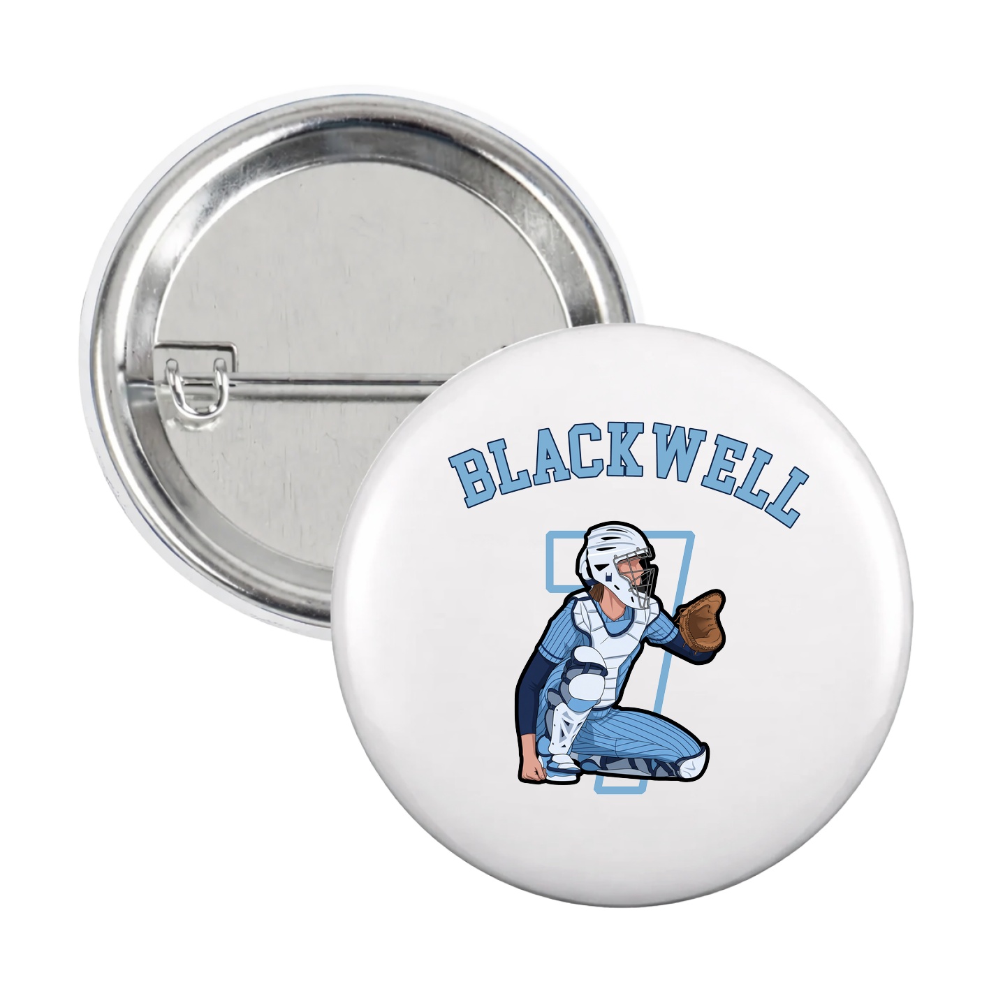 Game Day Button — Shirsey Arch in White