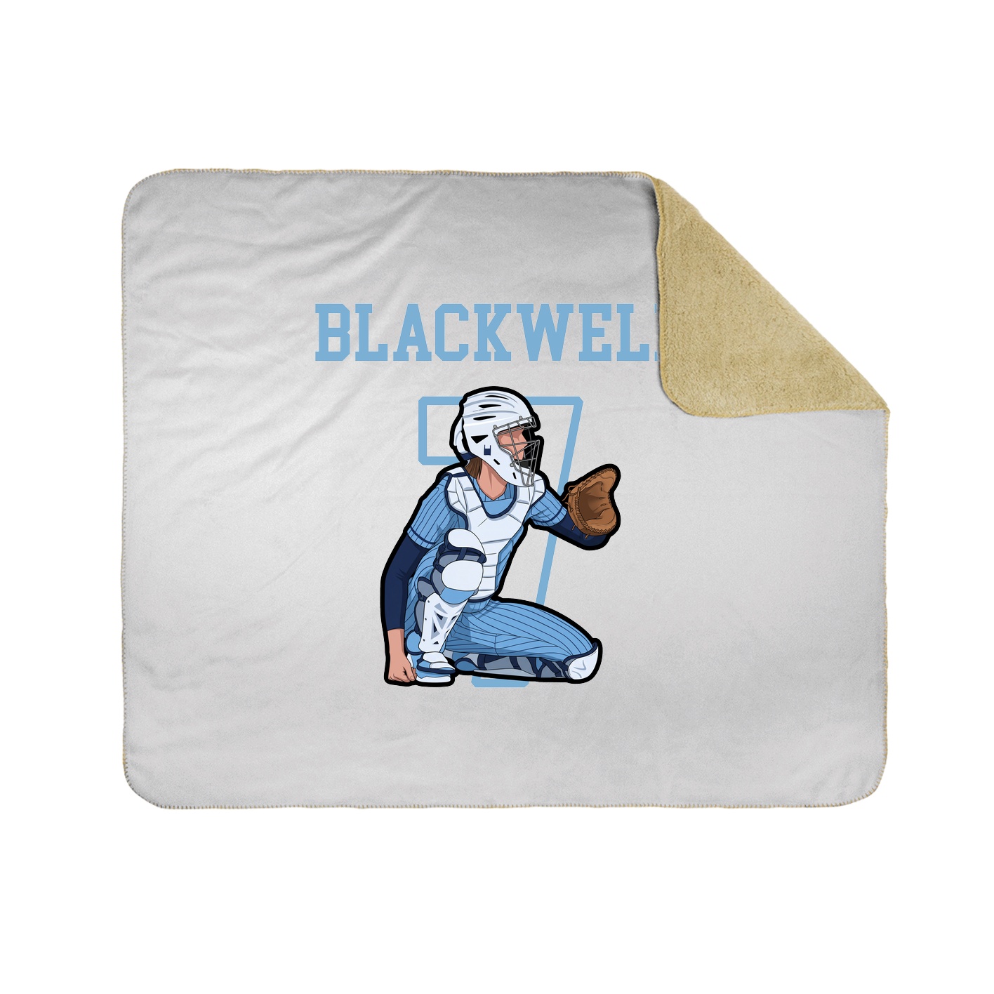 Throw Blanket — Shirsey in White