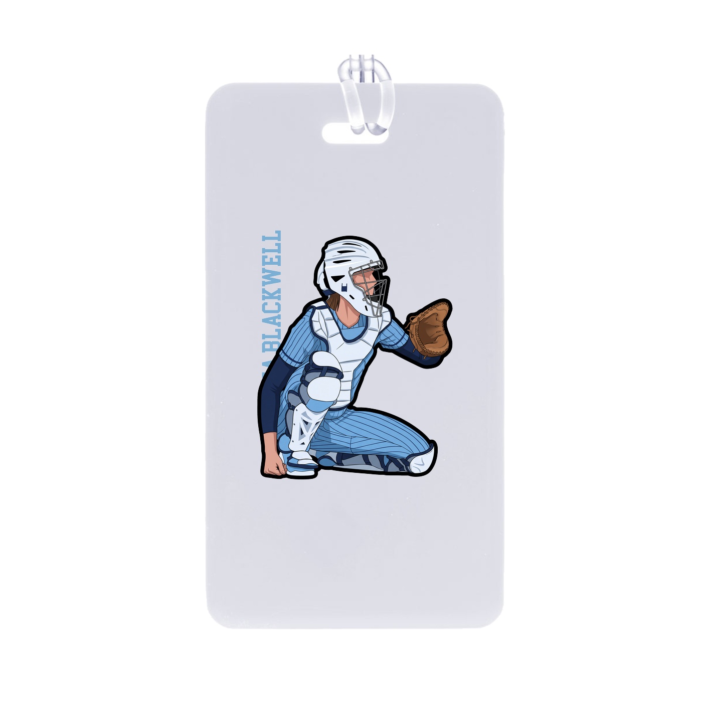 Bag Tag — Name Vertical in Classic