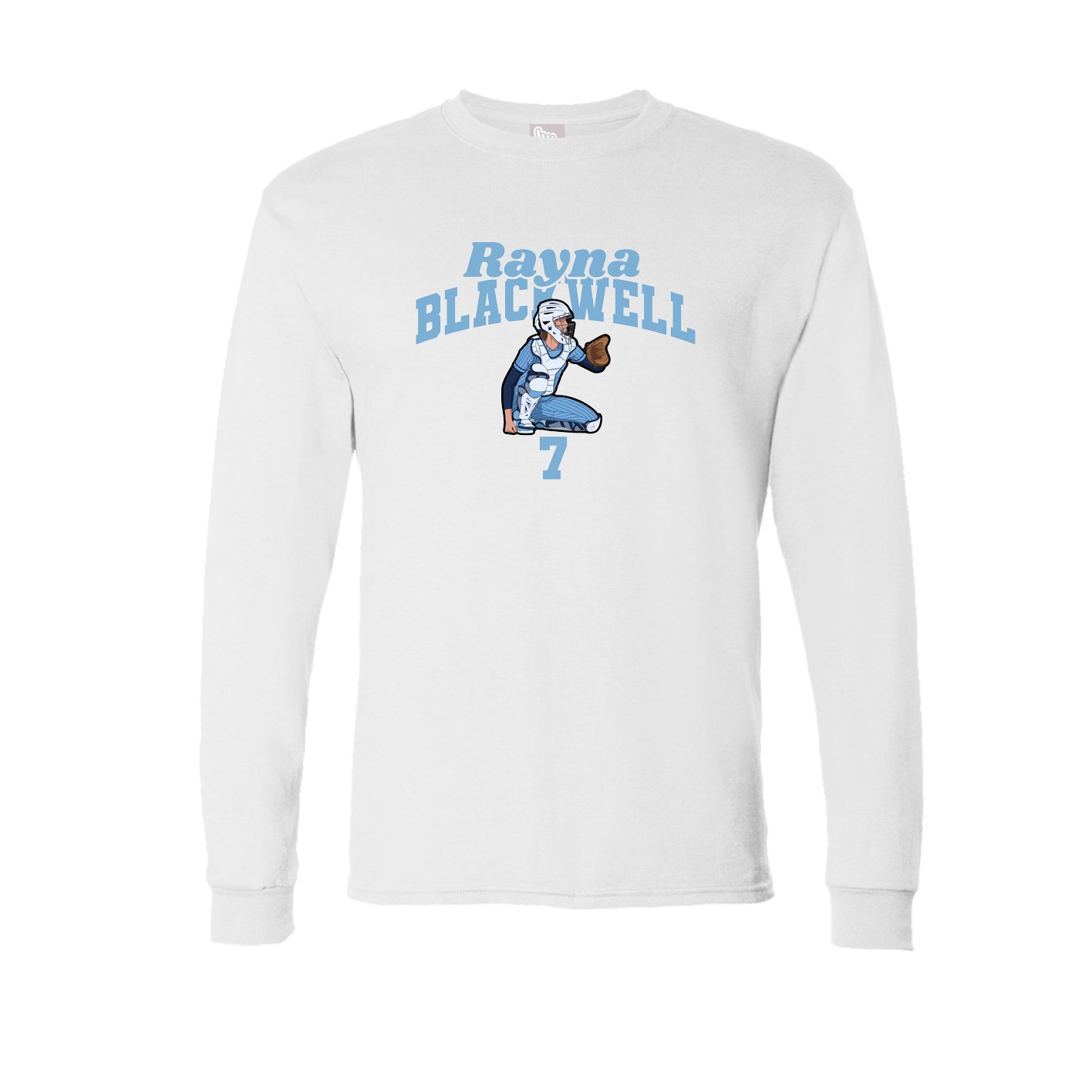 Long Sleeve Tee — Signature Arch in White