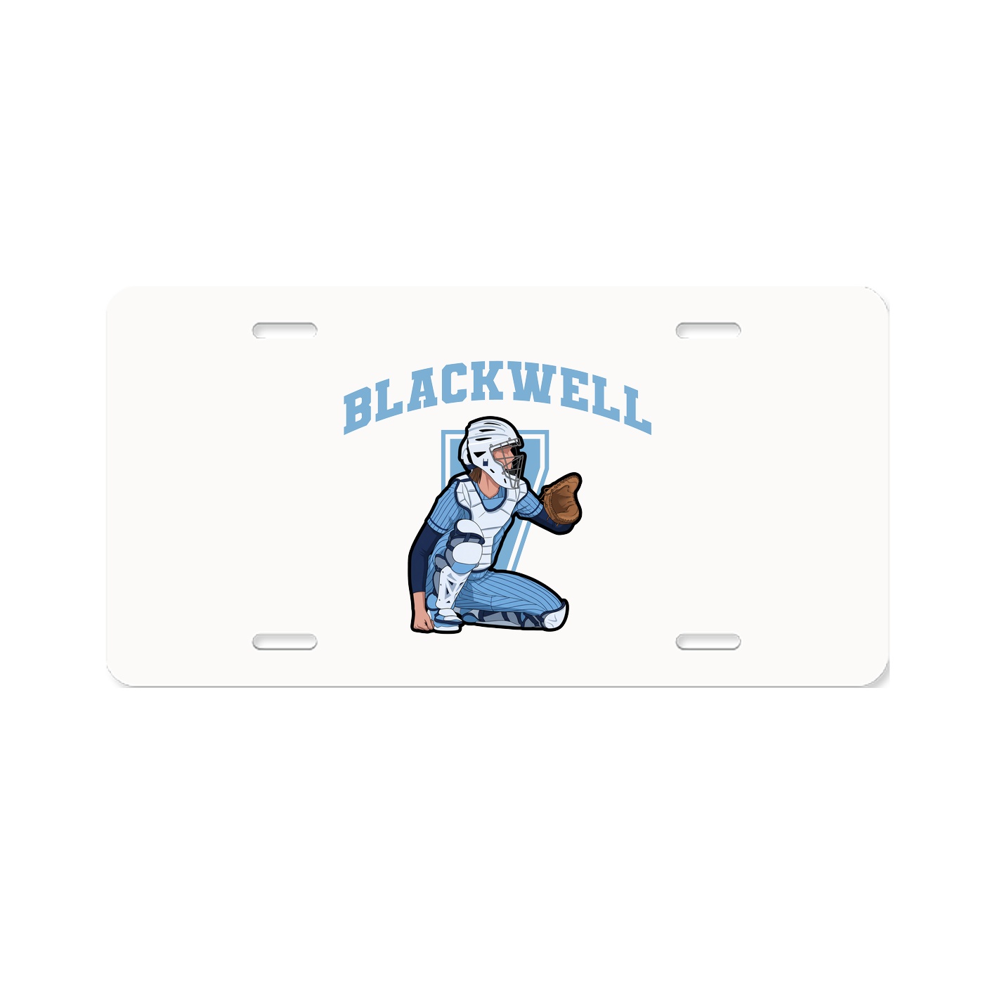 License Plate — Number in Classic