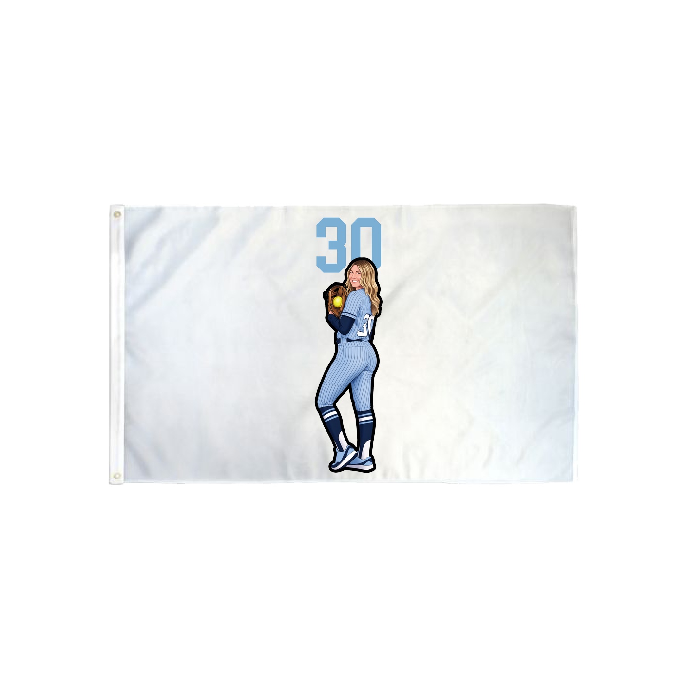 3x5 Flag — Number Top in Classic