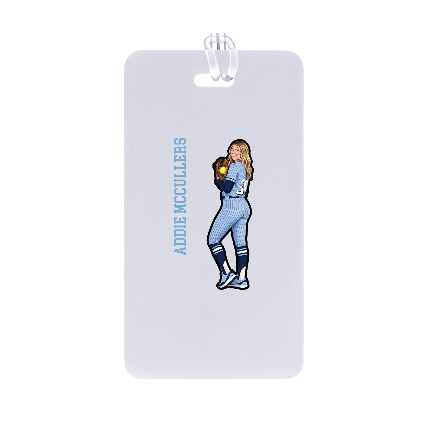 Bag Tag — Name Vertical in Classic