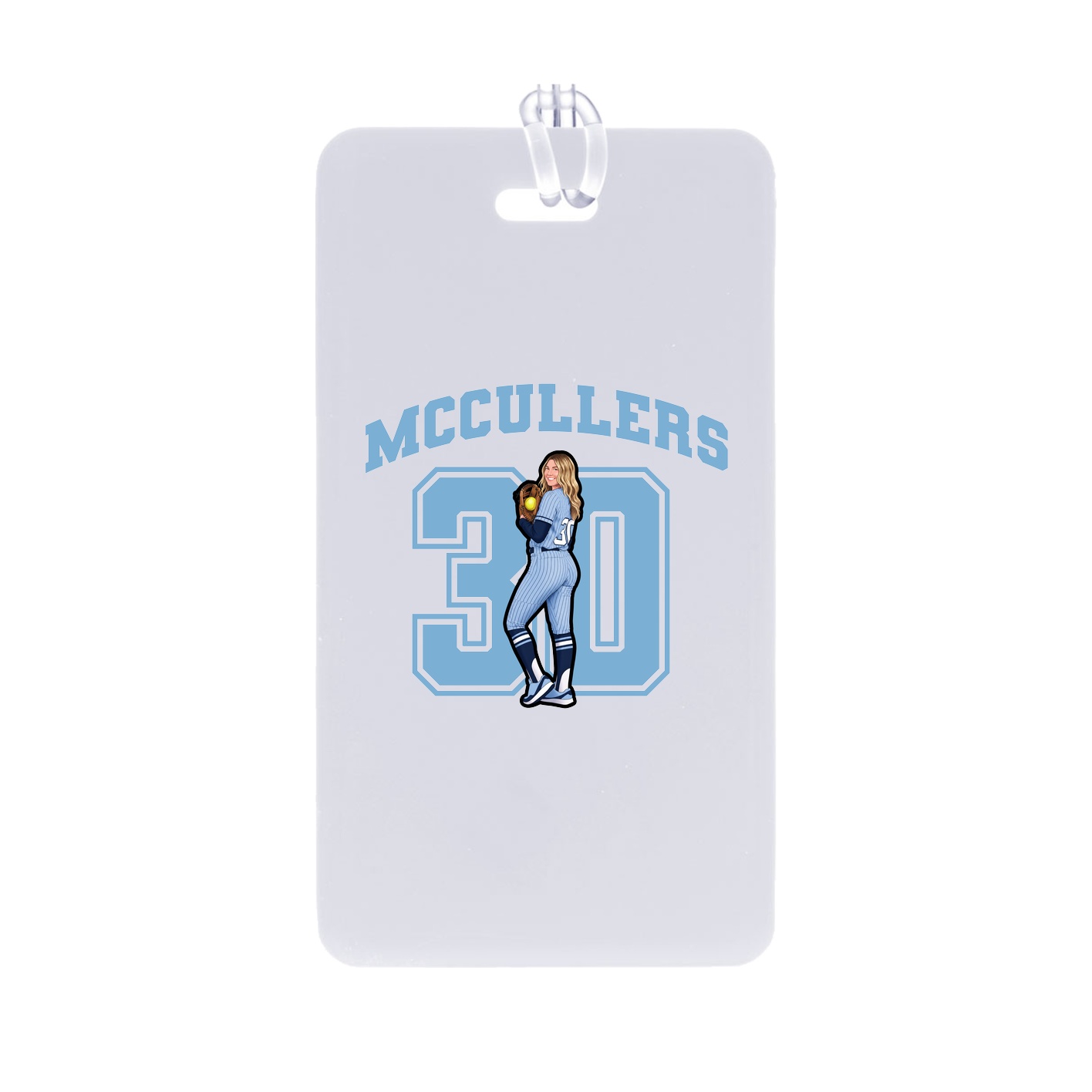 Bag Tag — Number in Classic