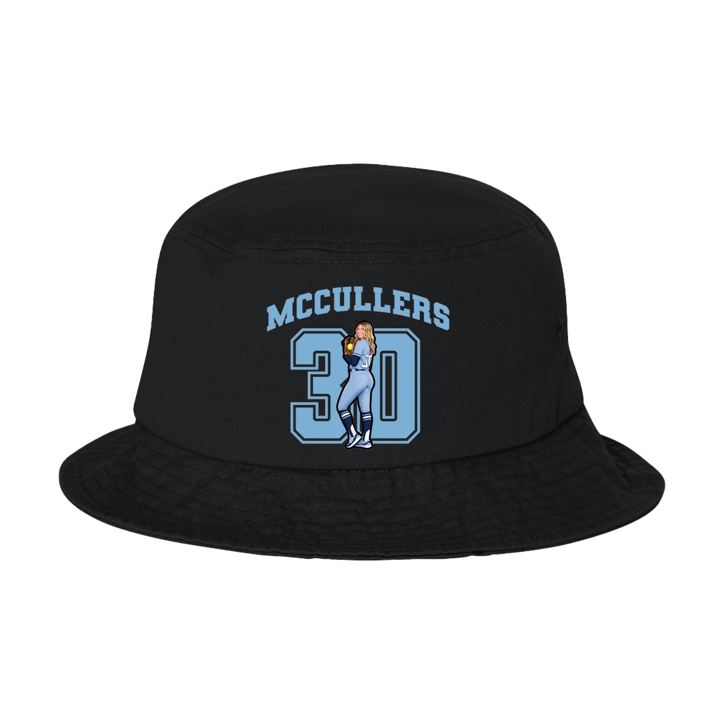 Bucket Cap — Number in Black