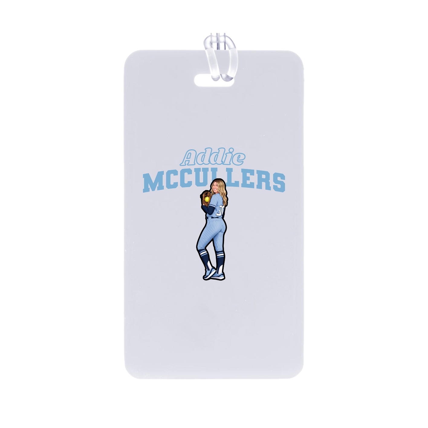 Bag Tag — Name Arch in Classic
