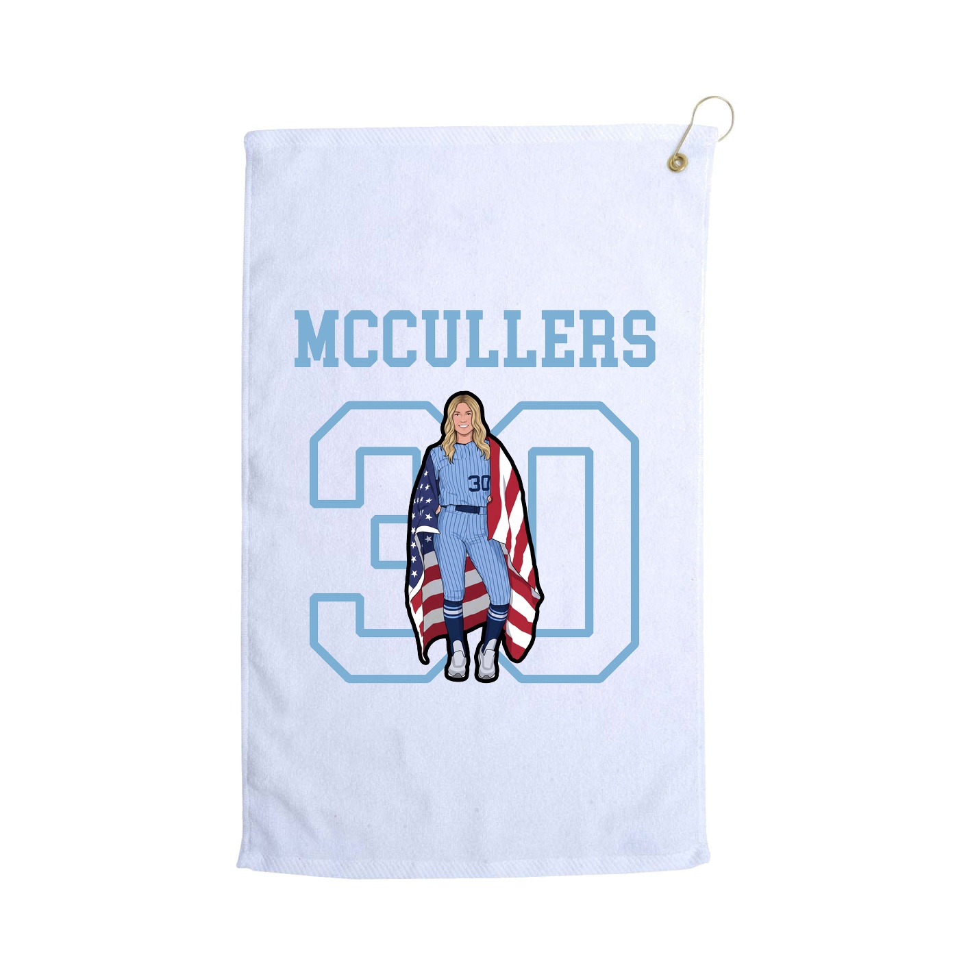 Golf Towel — Shirsey in White