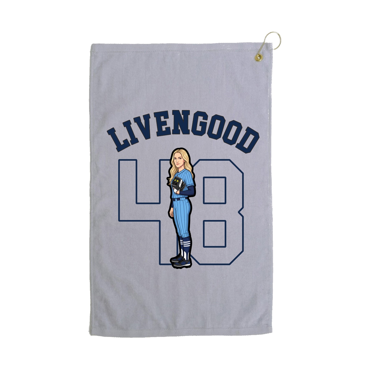 Golf Towel — Shirsey Arch in Grey