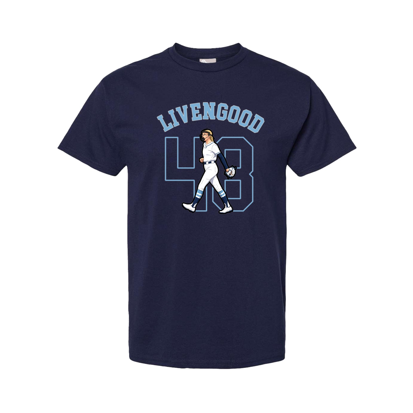 Youth Tee — Shirsey Arch in Navy