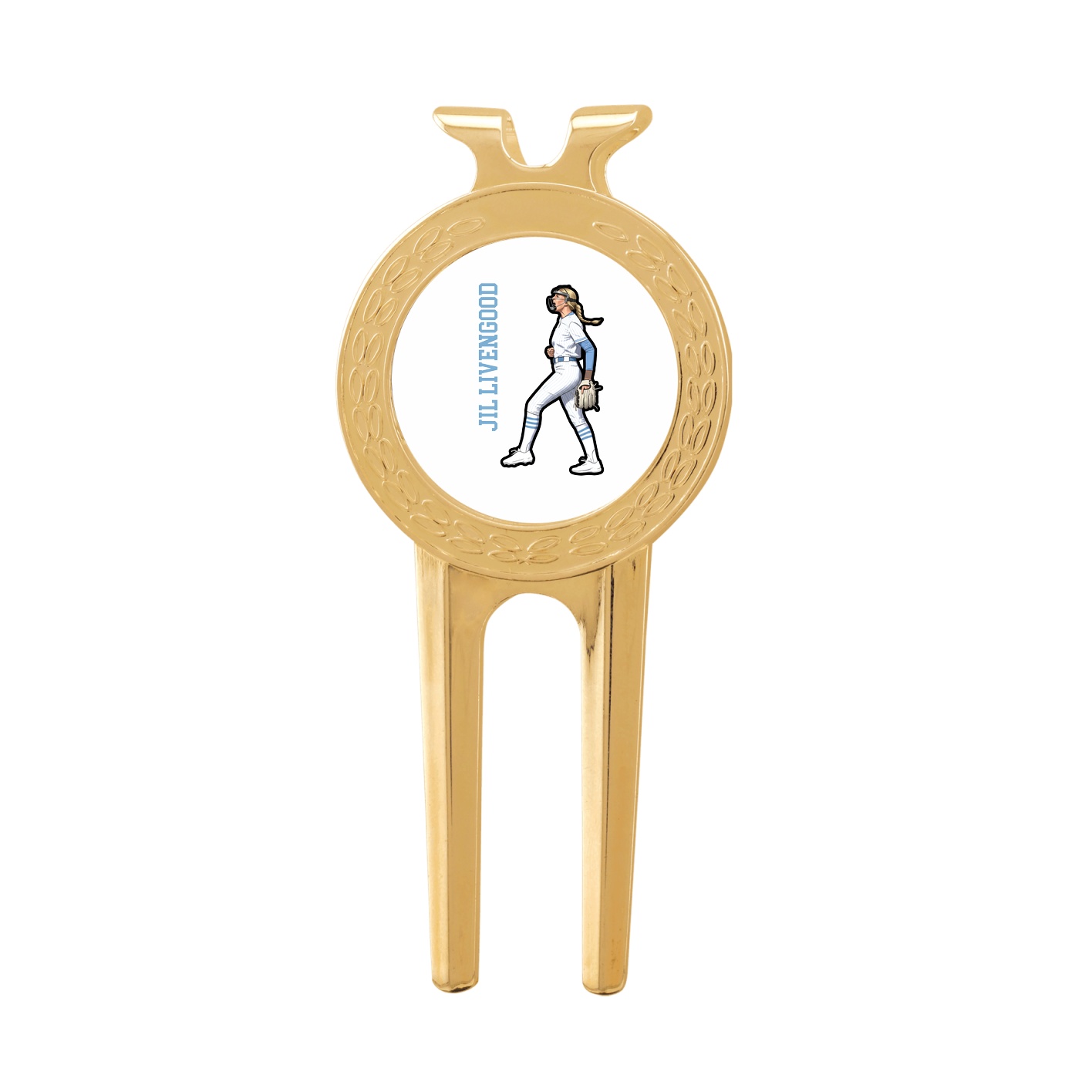 Divot Tool with Ball Marker — Name Vertical in Classic