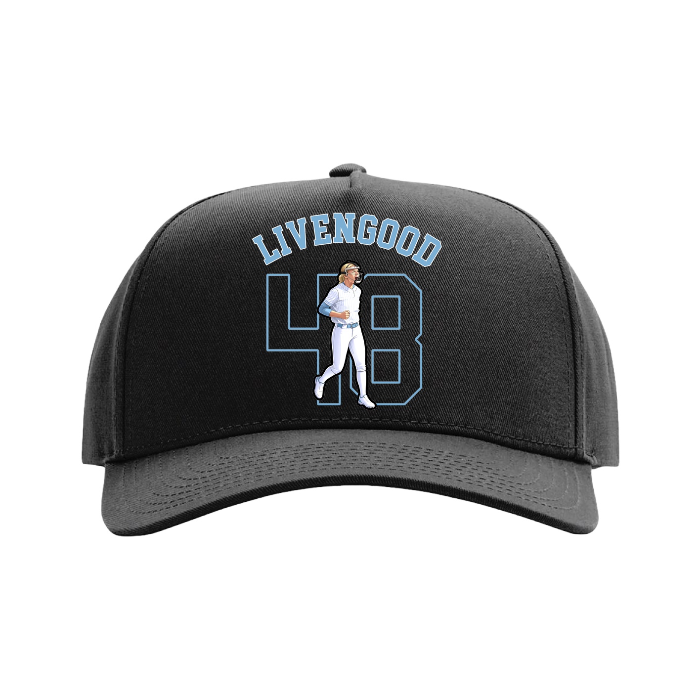 Full Fabric Five-Panel Champ Cap
