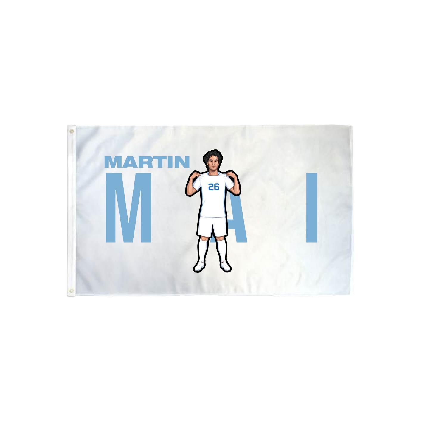 3x5 Flag — Player Name in Classic