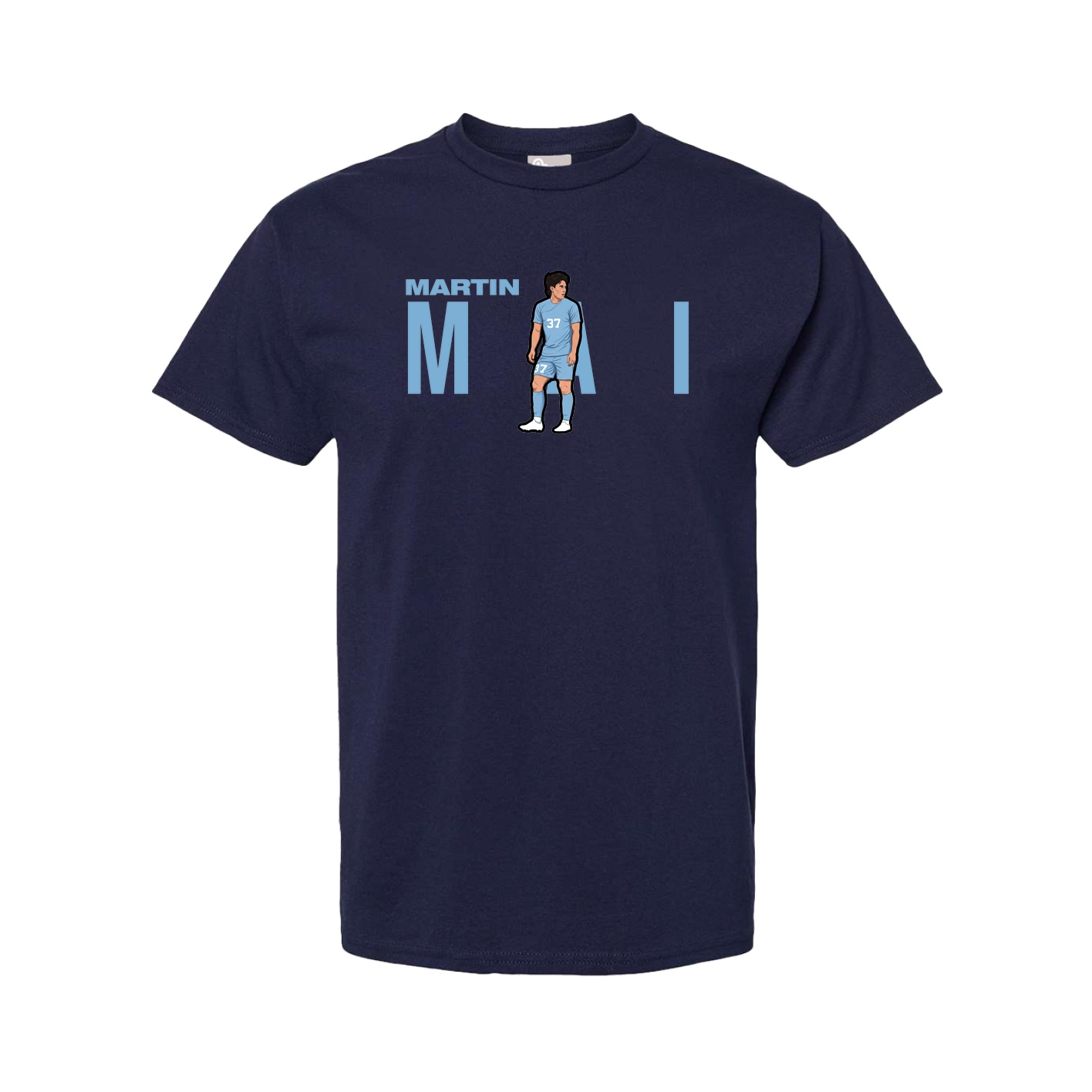 Tee — Player Name in Navy