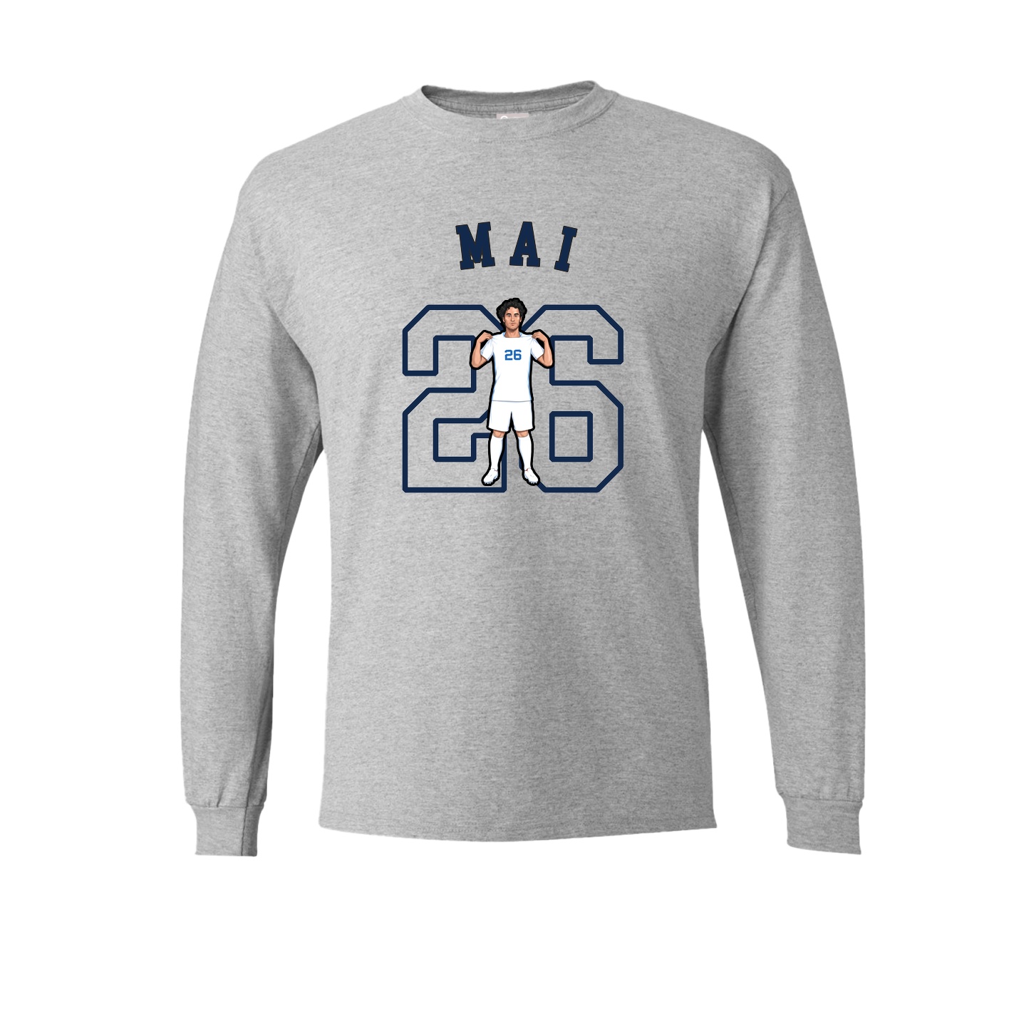 Long Sleeve Tee — Shirsey Arch in Grey