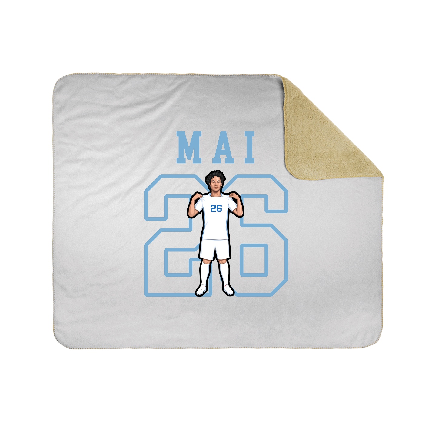 Throw Blanket — Shirsey in White