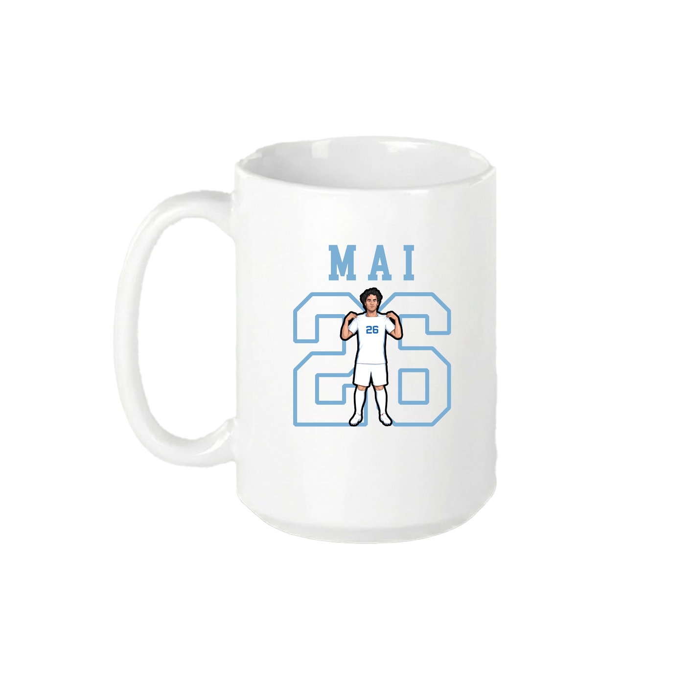 15oz Coffee Mug — Shirsey in White