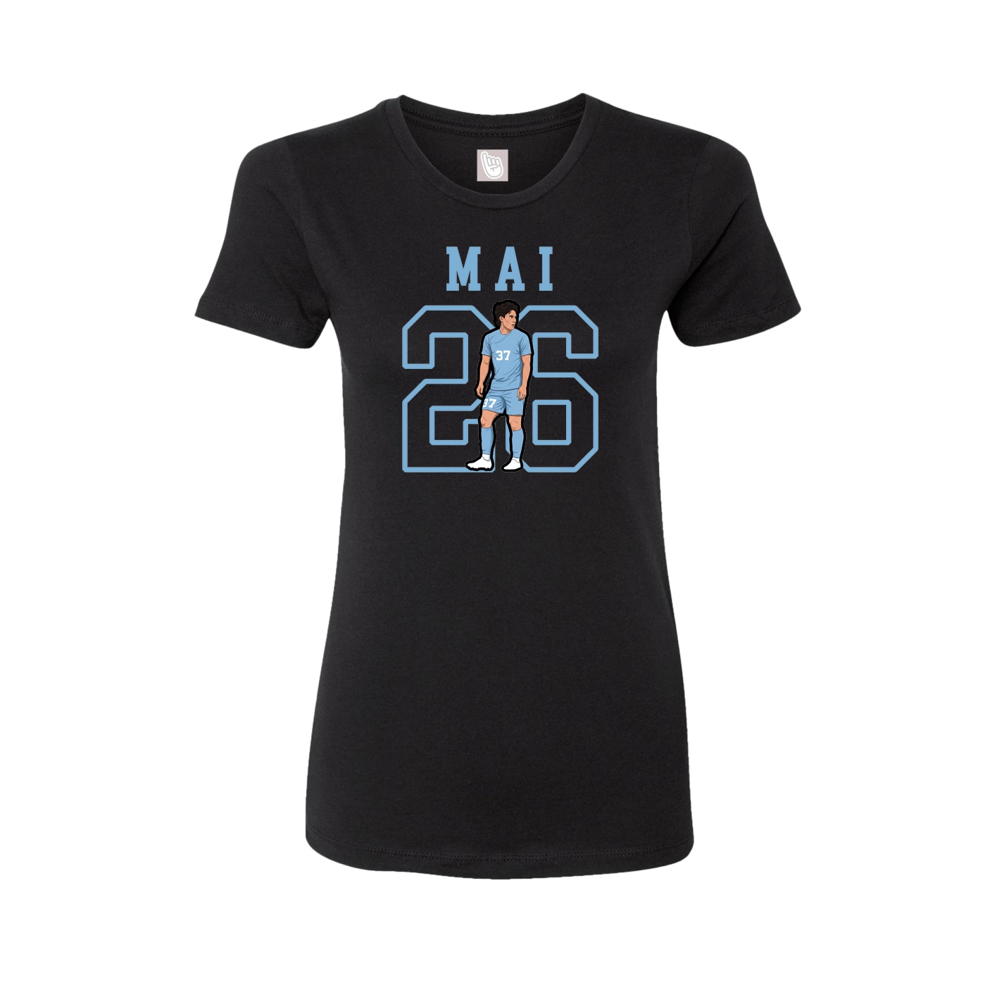 Fitted Women's Tee — Shirsey in Black