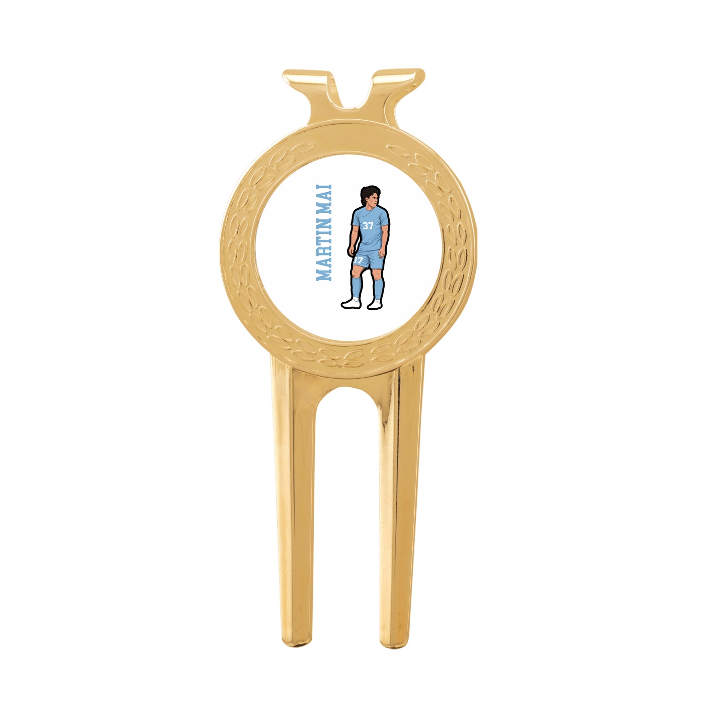 Divot Tool with Ball Marker — Name Vertical in Classic