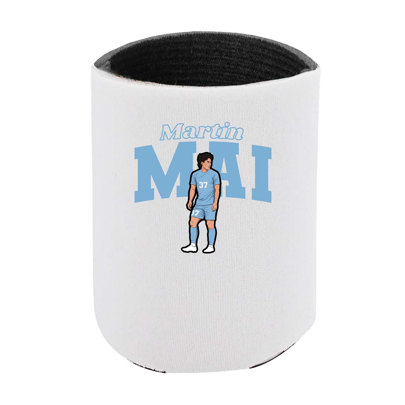 Can Holder — Name Arch in White