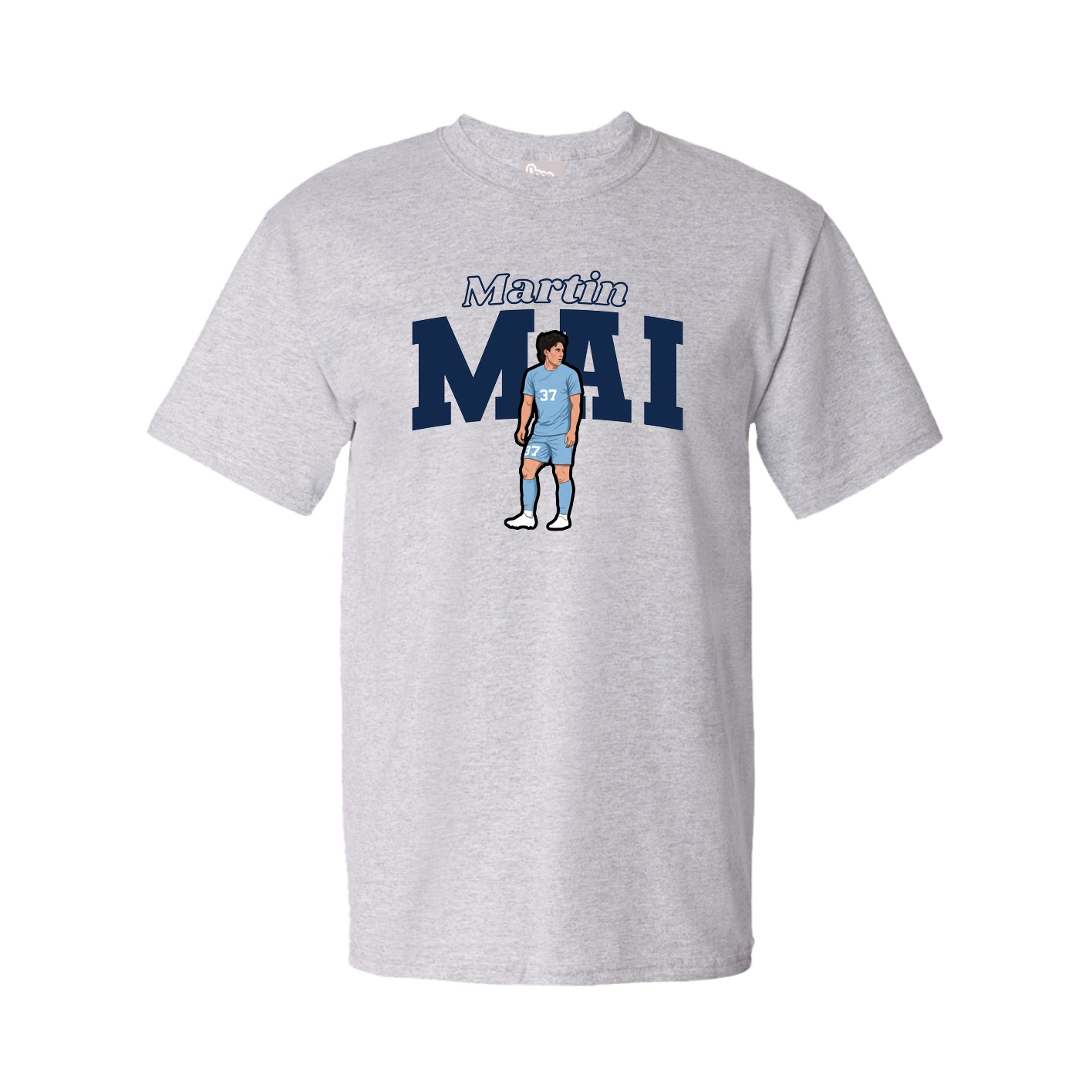 Tee — Name Arch in Grey