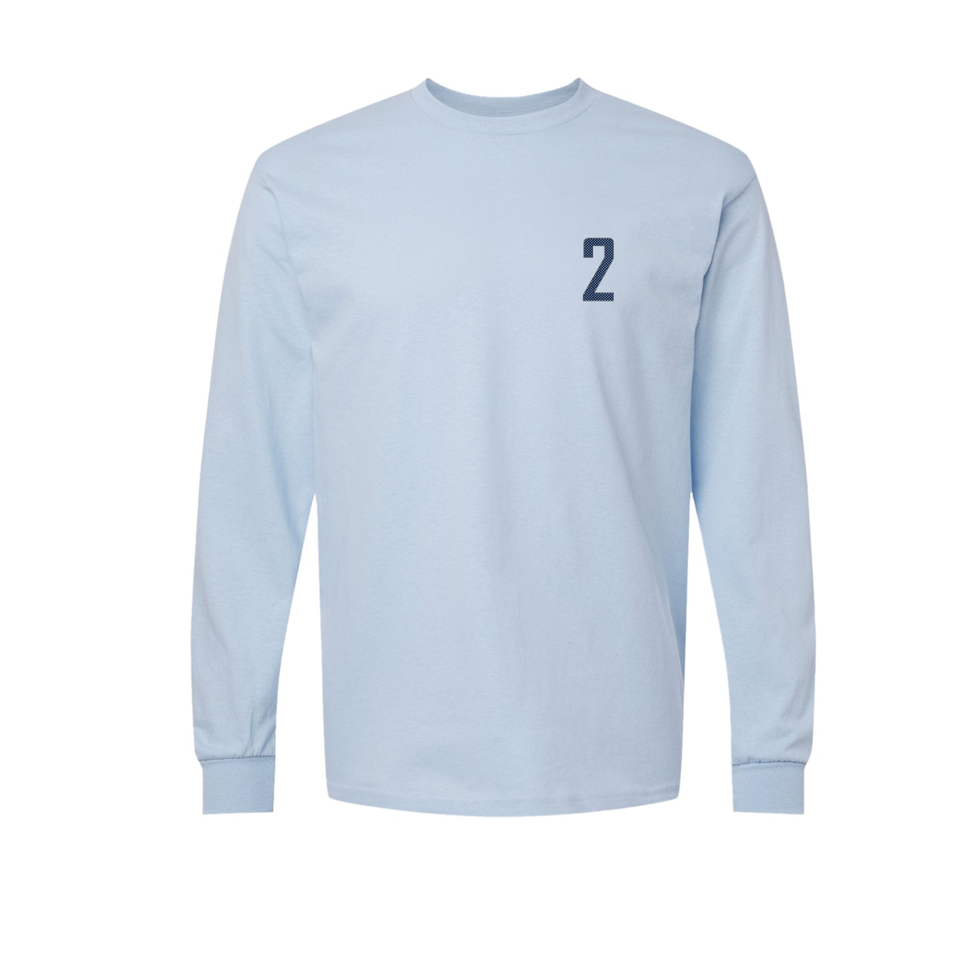 Long Sleeve Tee — Front Shirsy in Light Blue